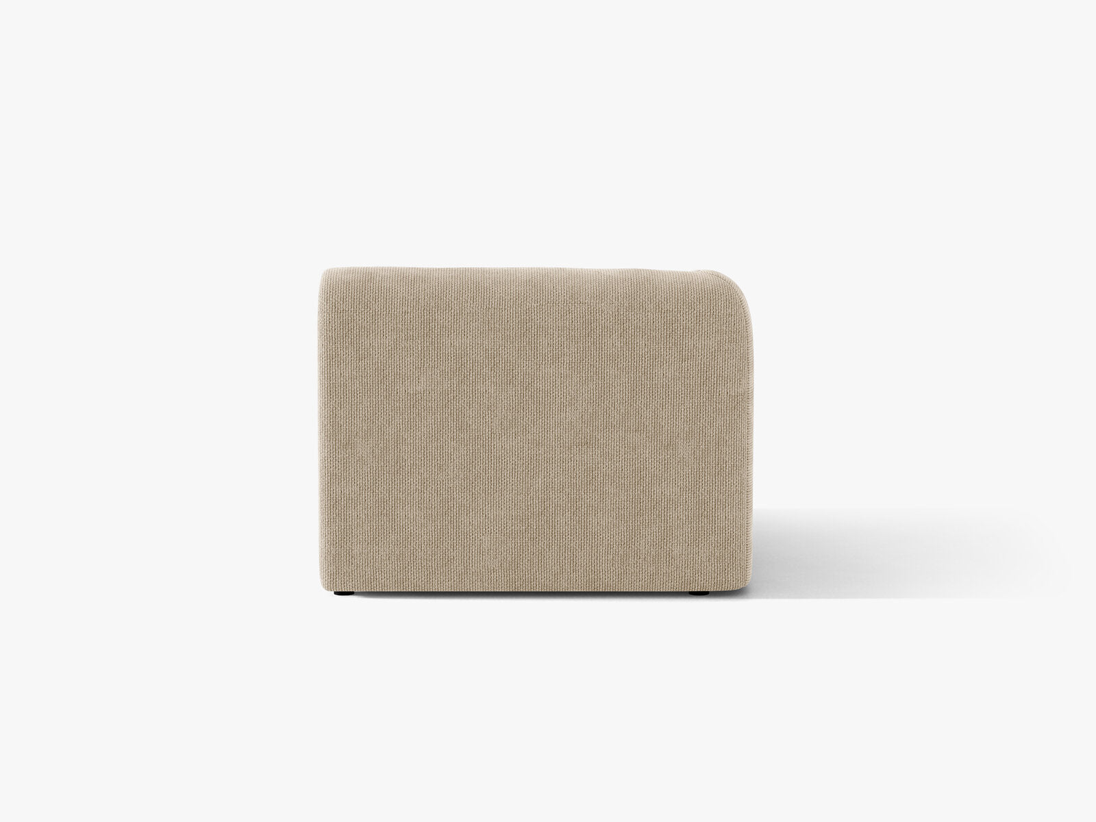 Micadoni Eckmodul Miley 1-Sitzer Links Chenille Eden Beige