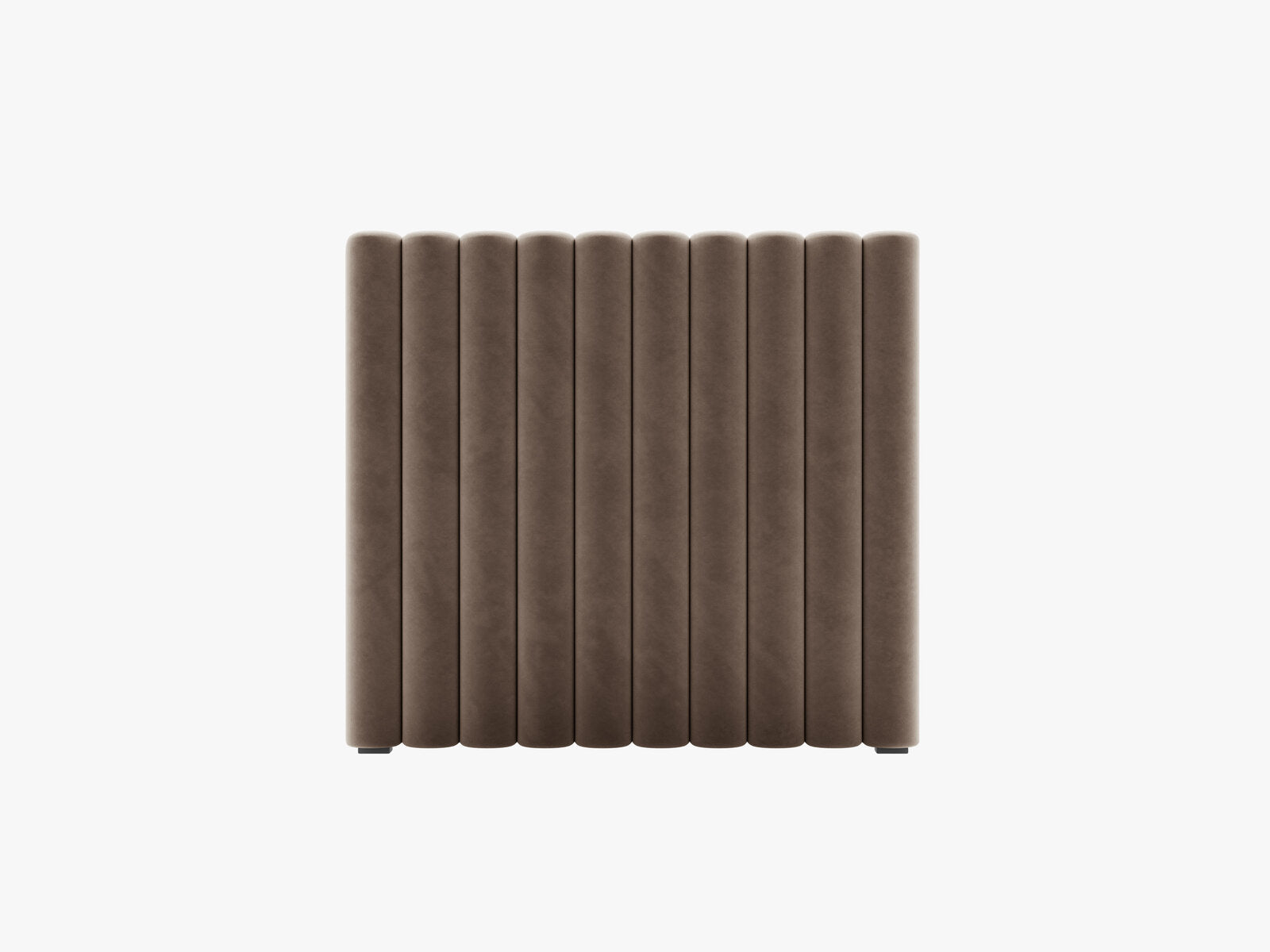 Micadoni Mistero Samtiger Kopfteil 80 cm Samt Paris Warmes Grau 100x95