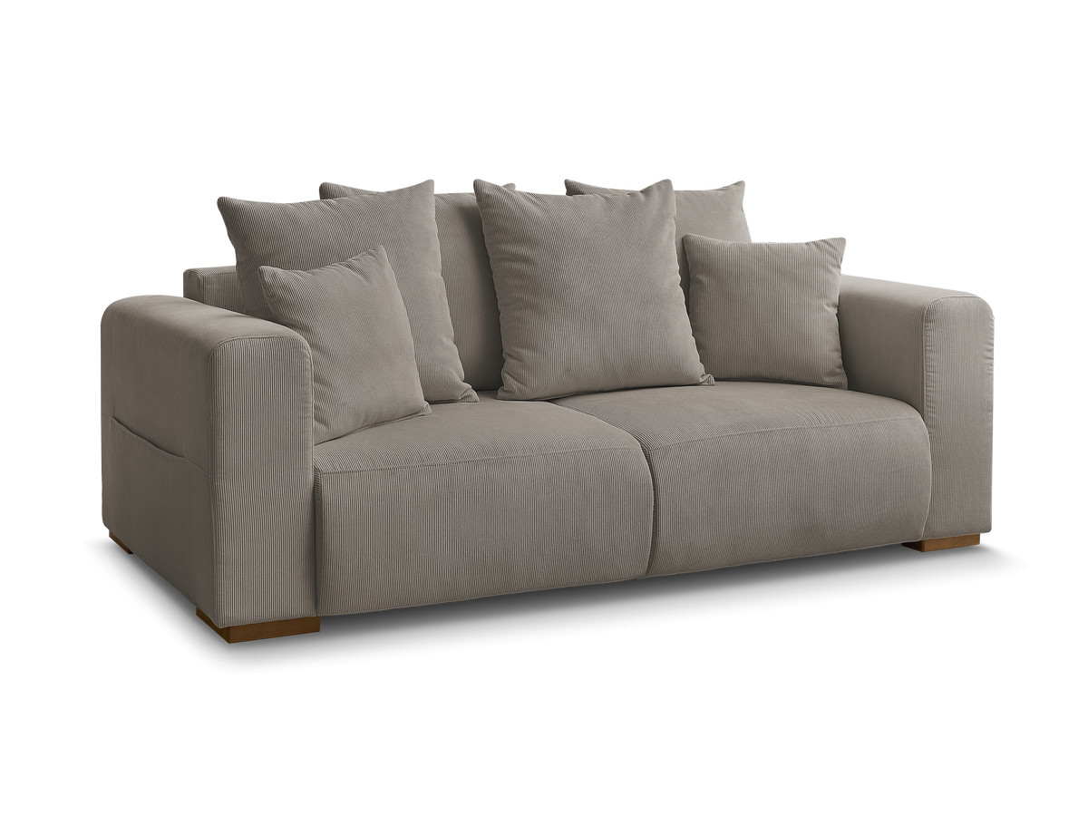 Bobochic Sidonie Sofa 2-Sitzer Cordsamt Taupe