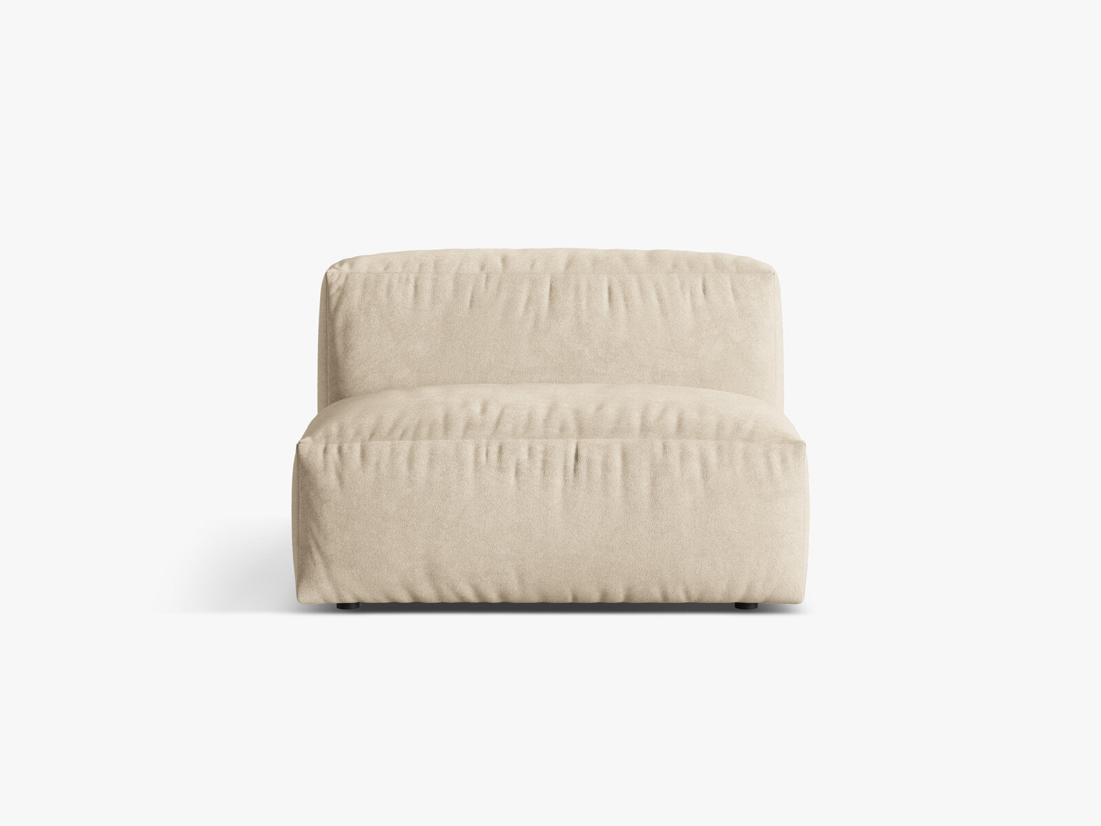 Micadoni Modul Martina 1-Sitzer Samt Vogue Helles Beige