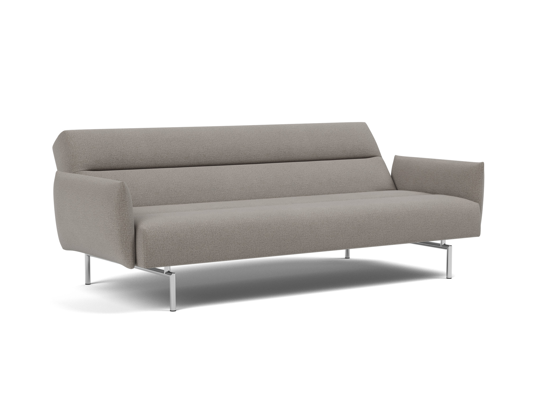 Schlafsofa Jillis mit Armlehnen Flachgewebe Mixed Dance 521-Grey