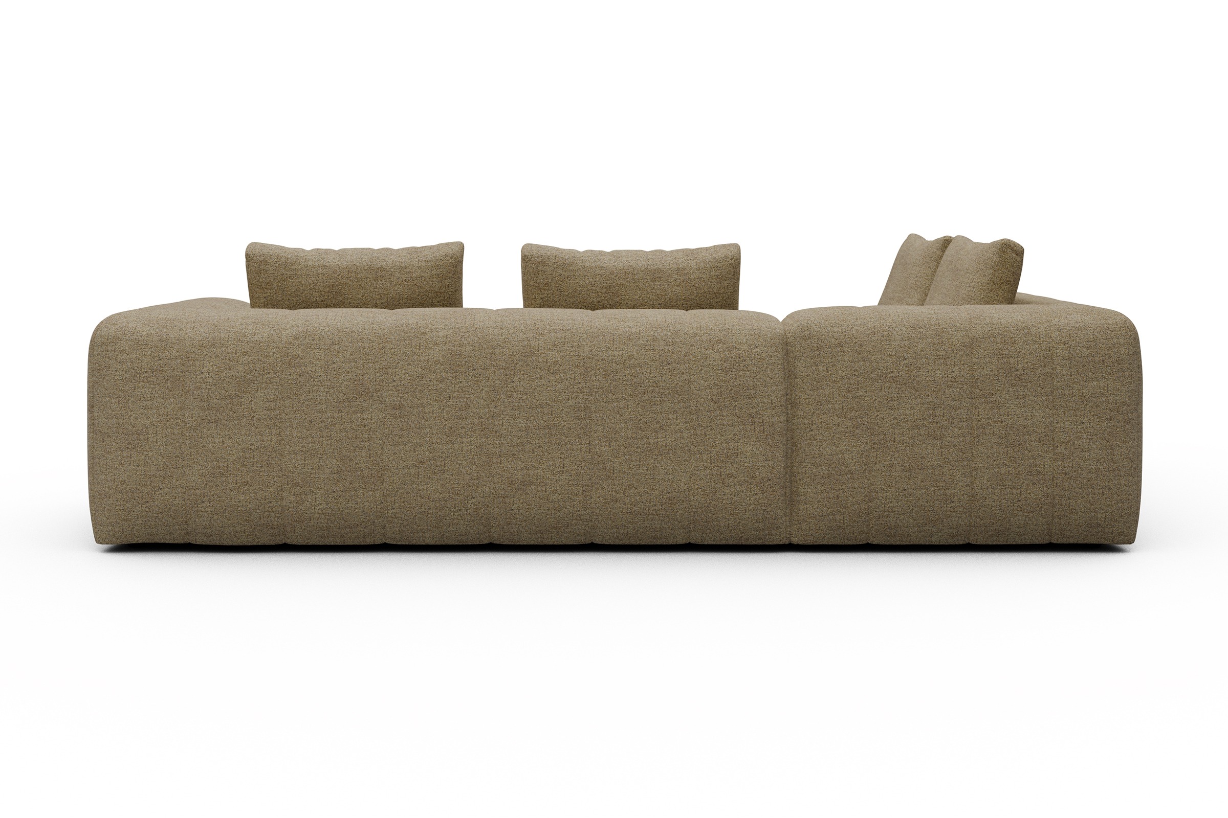 Ecksofa Hugo 2x 2,5-Sitzer Armlehne rechts Carreno-Silician-Yellow
