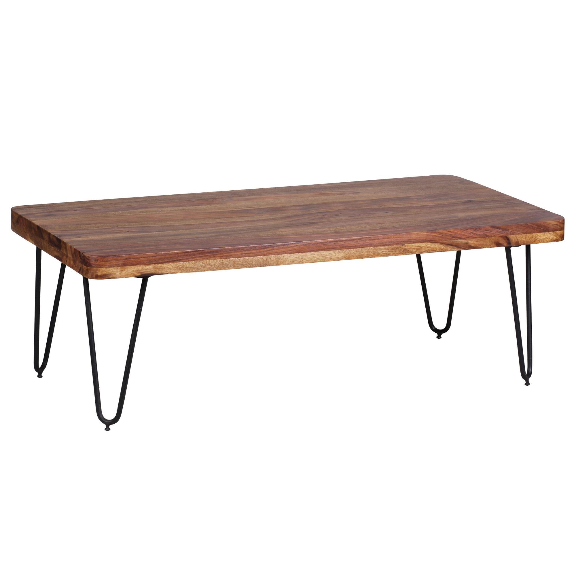 Couchtisch Agdenes Massivholz Sheesham 115 × 60 × 40 cm