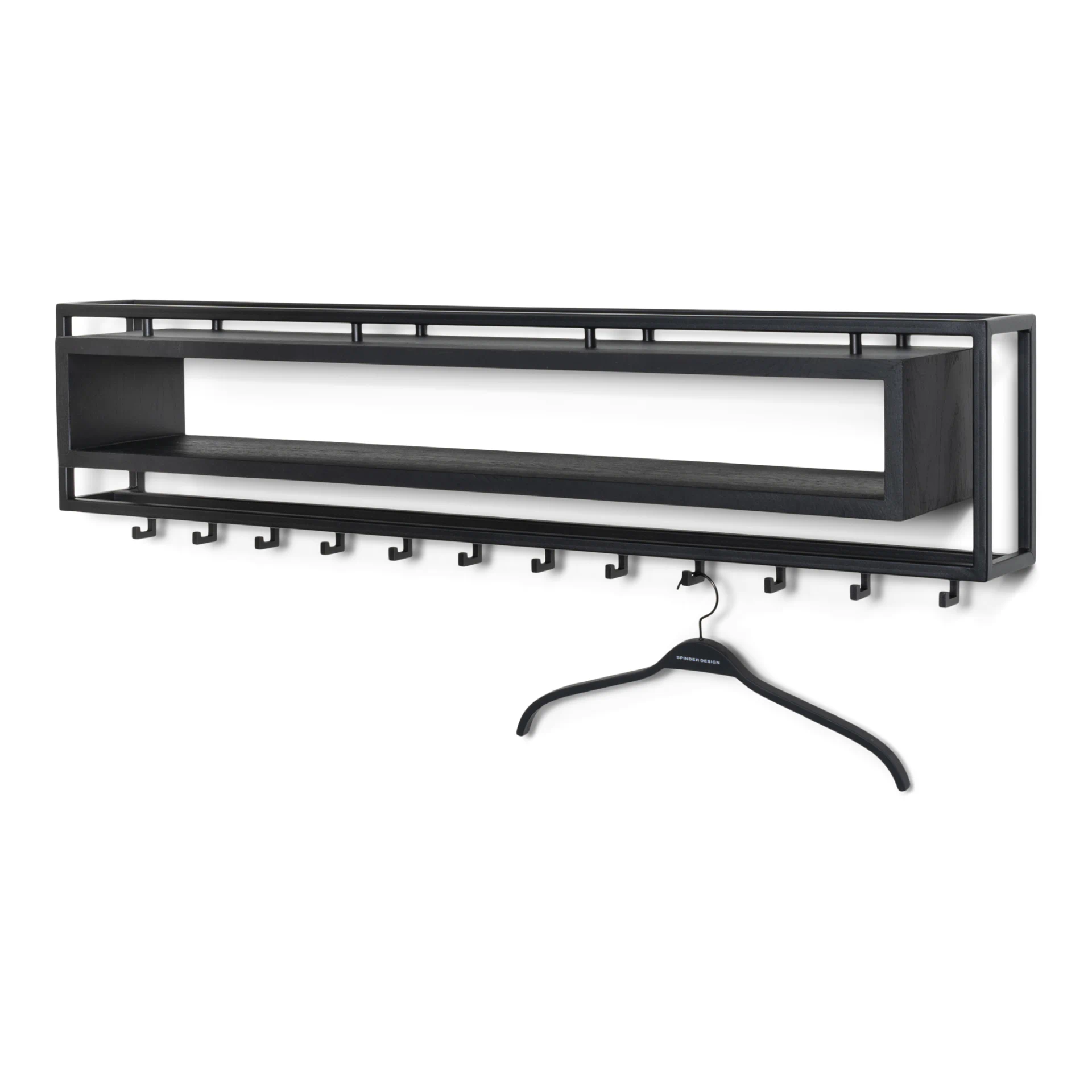 Spinder Design SCHOOL 120 BLACK EDITION Wandgarderobe - Schwarz moebelfaktor