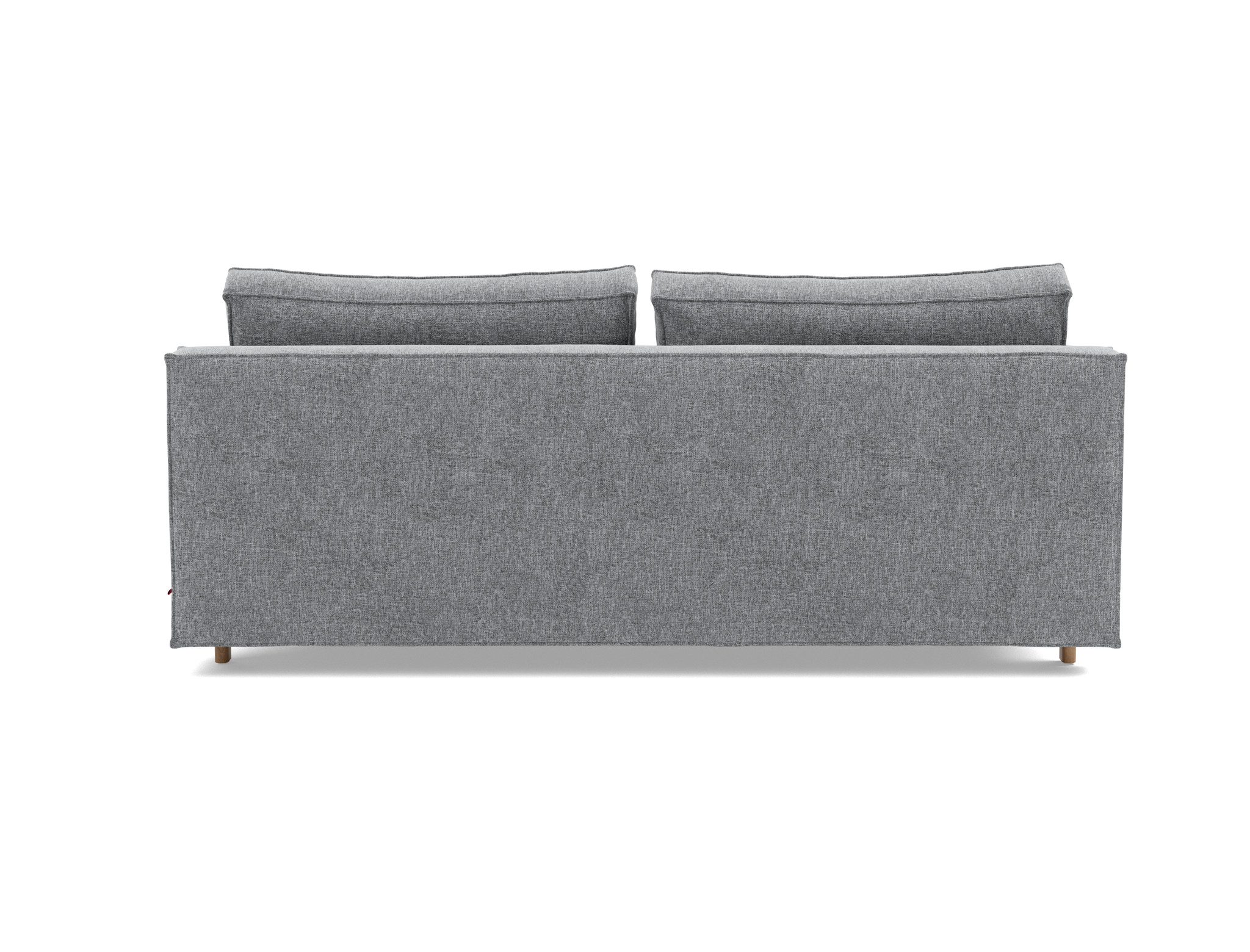 Schlafsofa Sly Strukturierter Stoff Twist 565-Granite Beine Eiche
