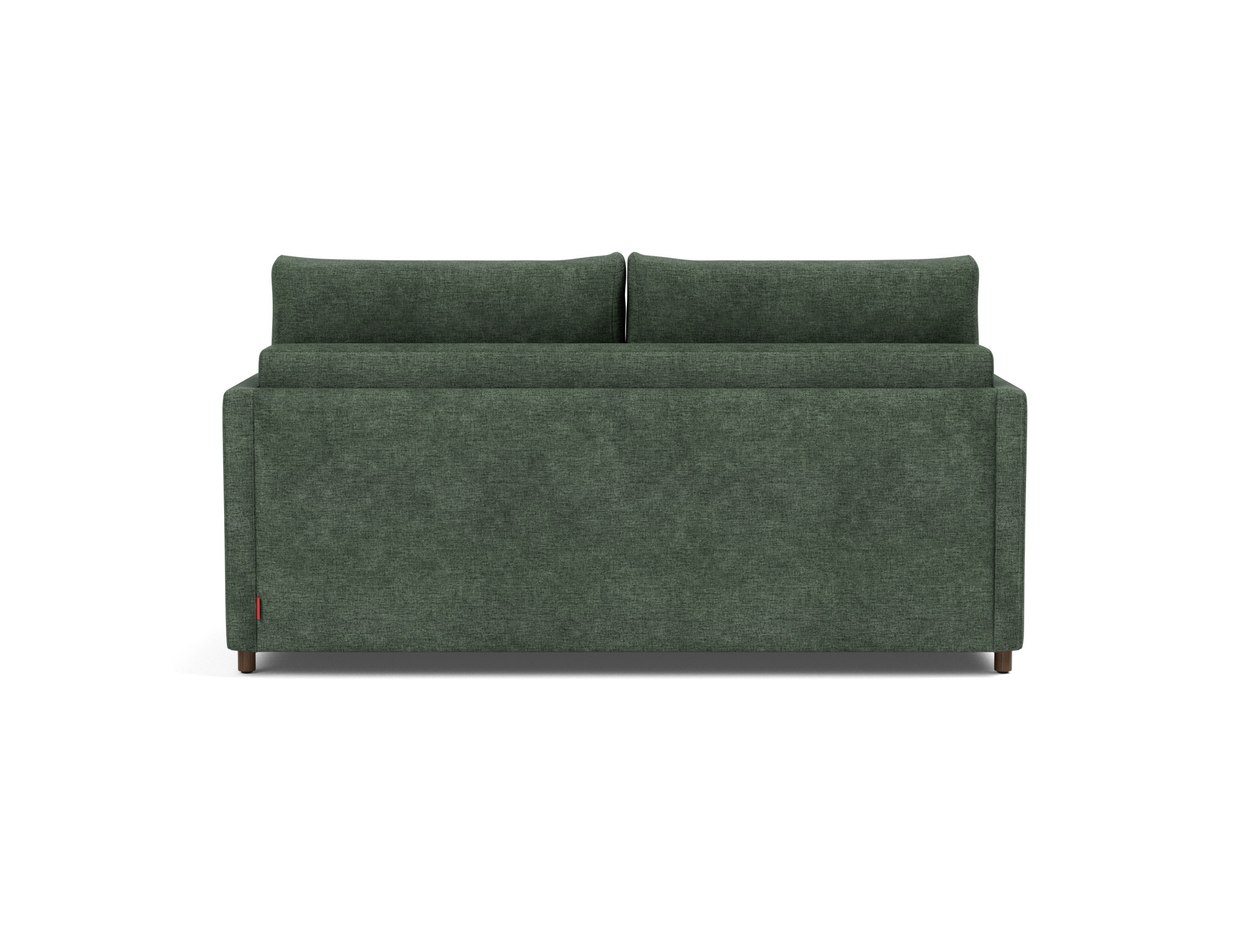 Schlafsofa Neah mit Slim-Armlehnen 160 Flachgewebe Avella 281-Pine-Green