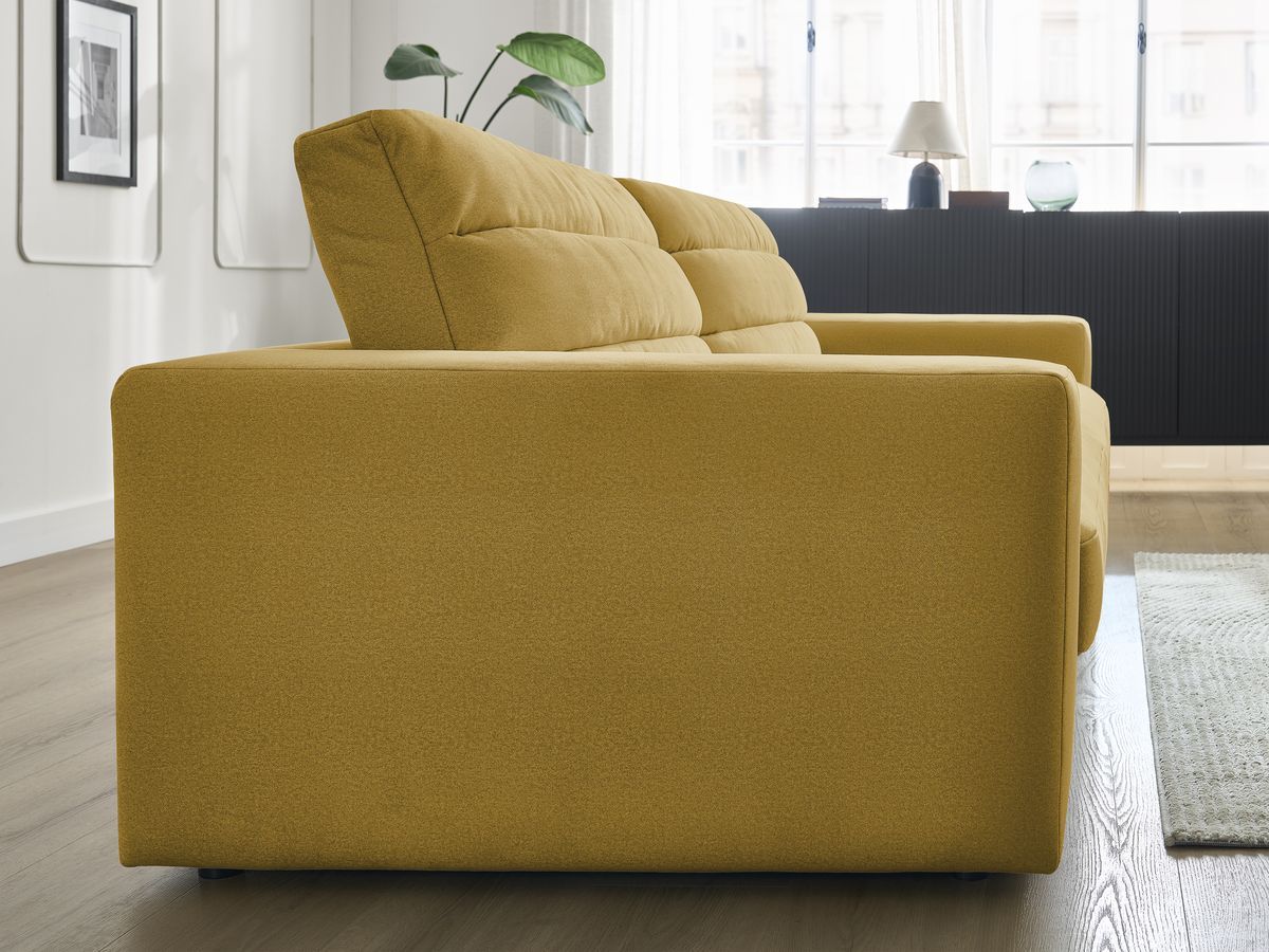 Bobochic Sierra Sofa 3-Sitzer Samt Gelb