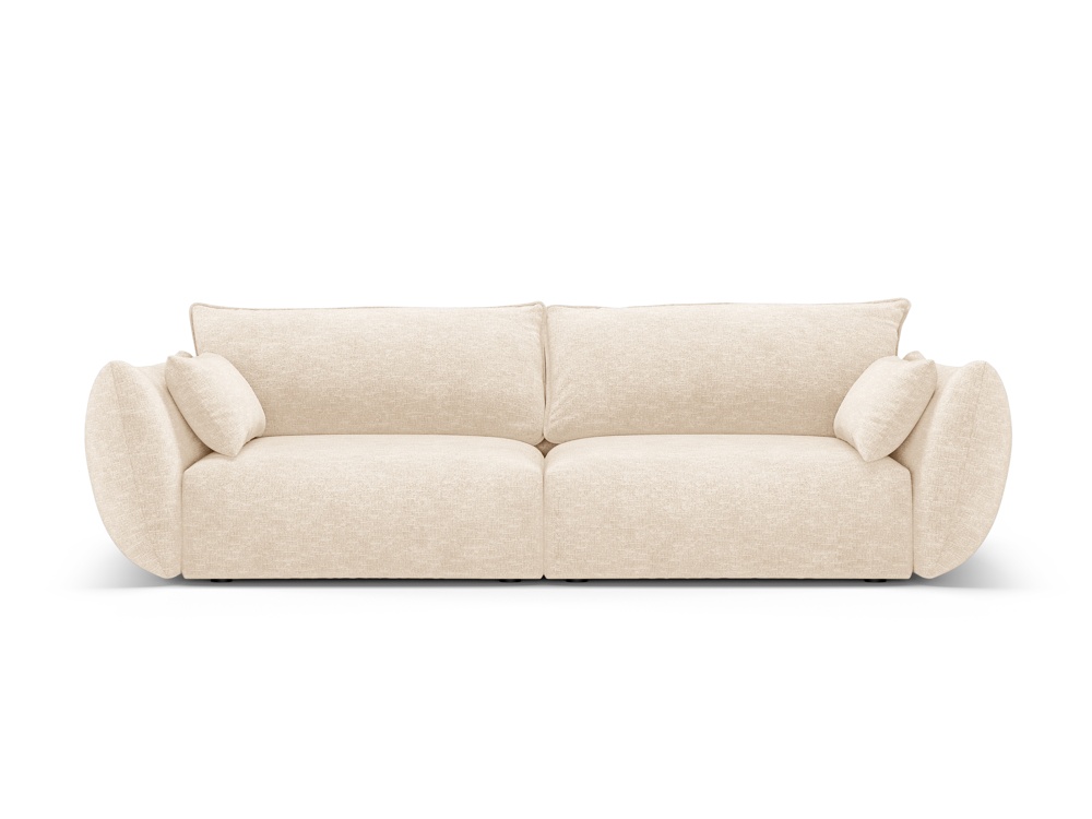 Cosmopolitan Design Sofa Matera 3-Sitzer Chenille Eden Helles Beige