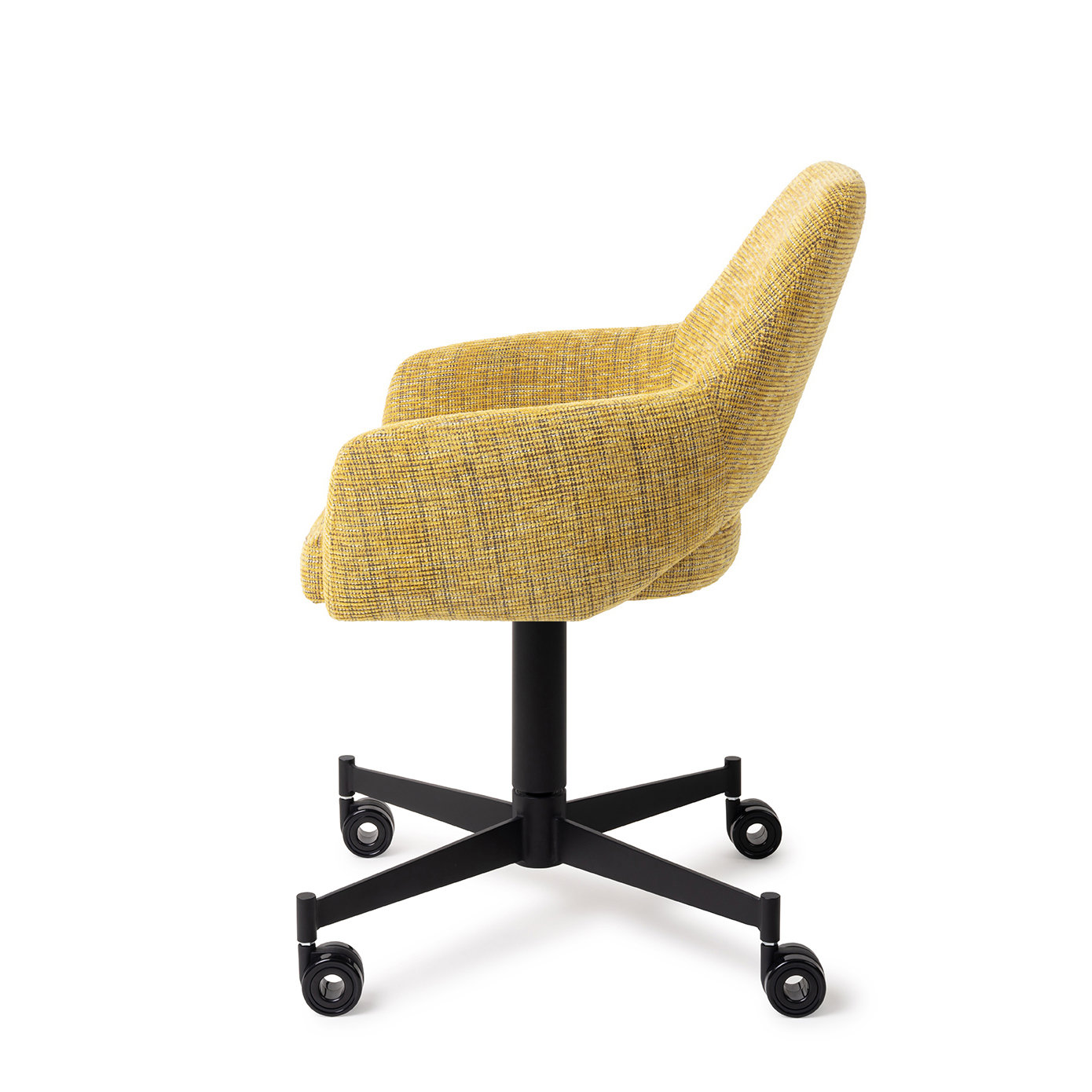 Jesper Home Esszimmerstuhl Yanai Lemon Lines Caster Schwarz