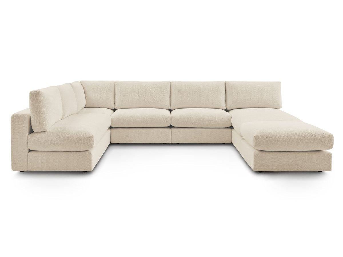 Bobochic Paris Ecksofa mit Pouf 369 × 262 cm