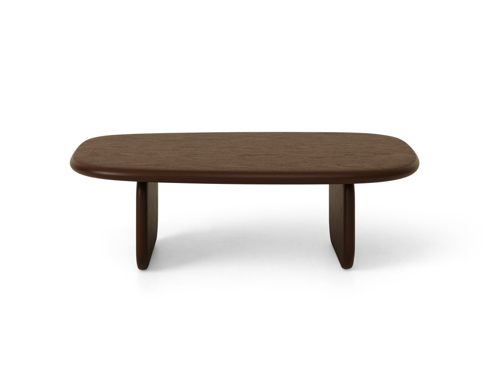 Cosmopolitan Design Couchtisch Sora 110 x 80 cm Walnuss-Eiche