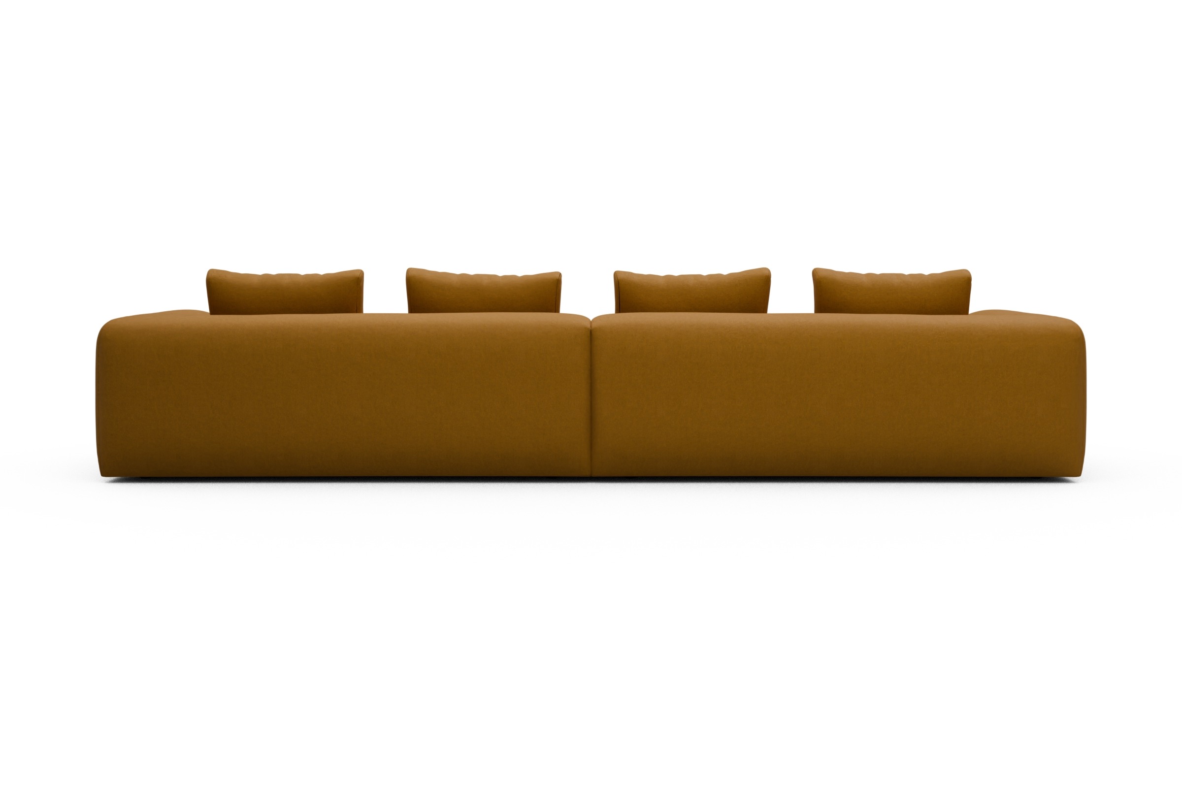 Sofa Modulares XXL Sofa Fred 5-Sitzer Satya-Ocre