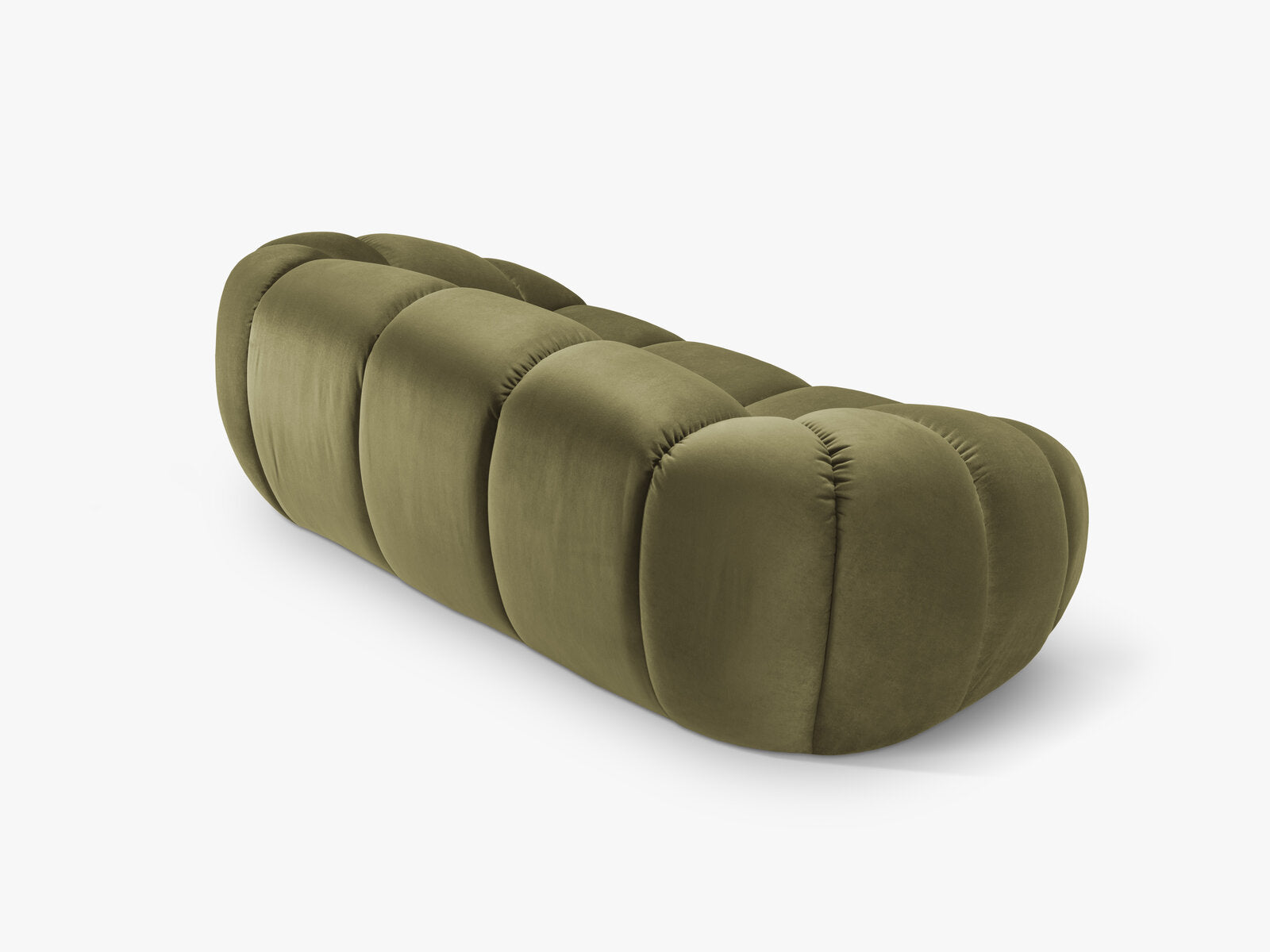 Micadoni Sofa Diana 2-Sitzer Samt Grün