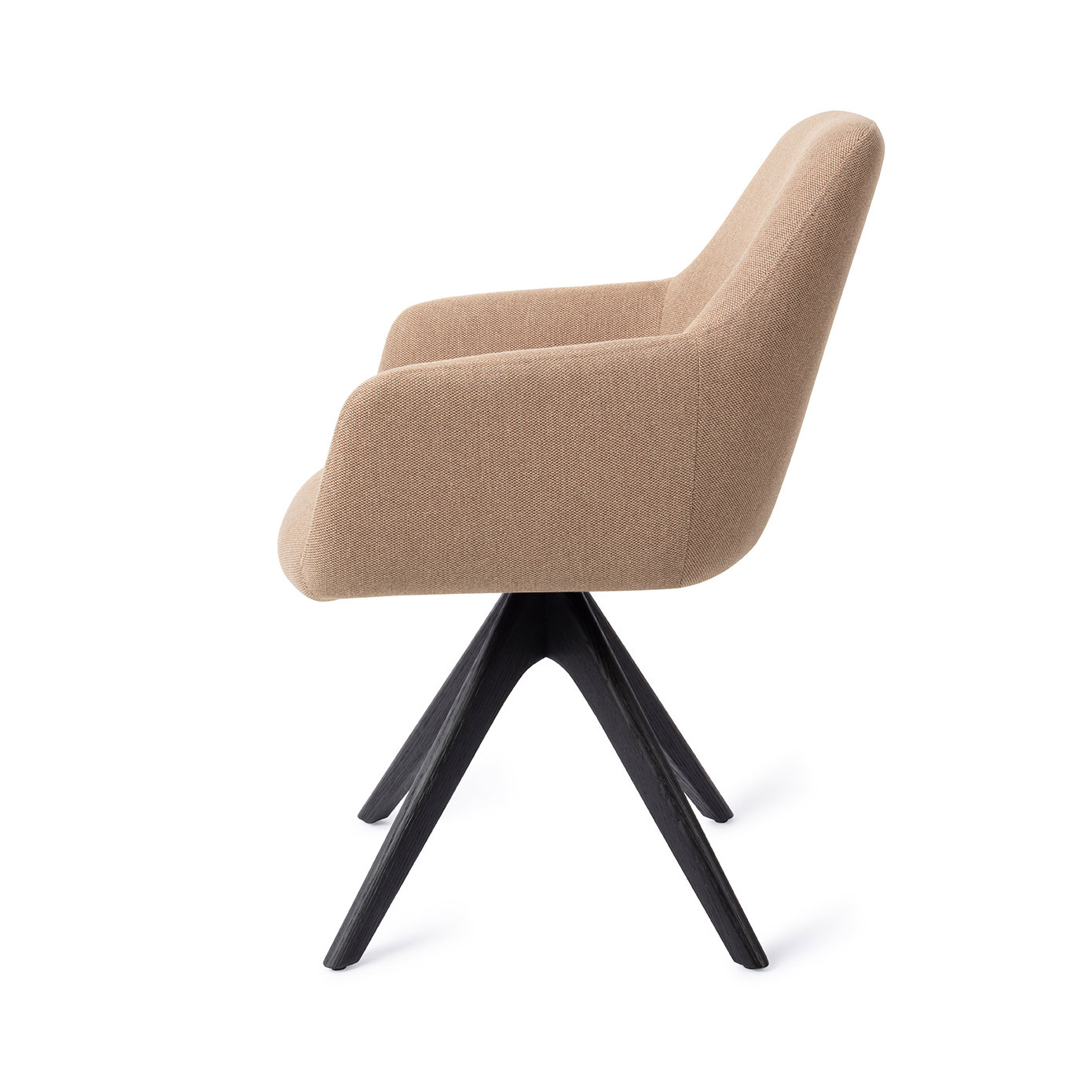 Jesper Home Esszimmerstuhl Hiroo Whisper Wheat Revolve Eiche Schwarz