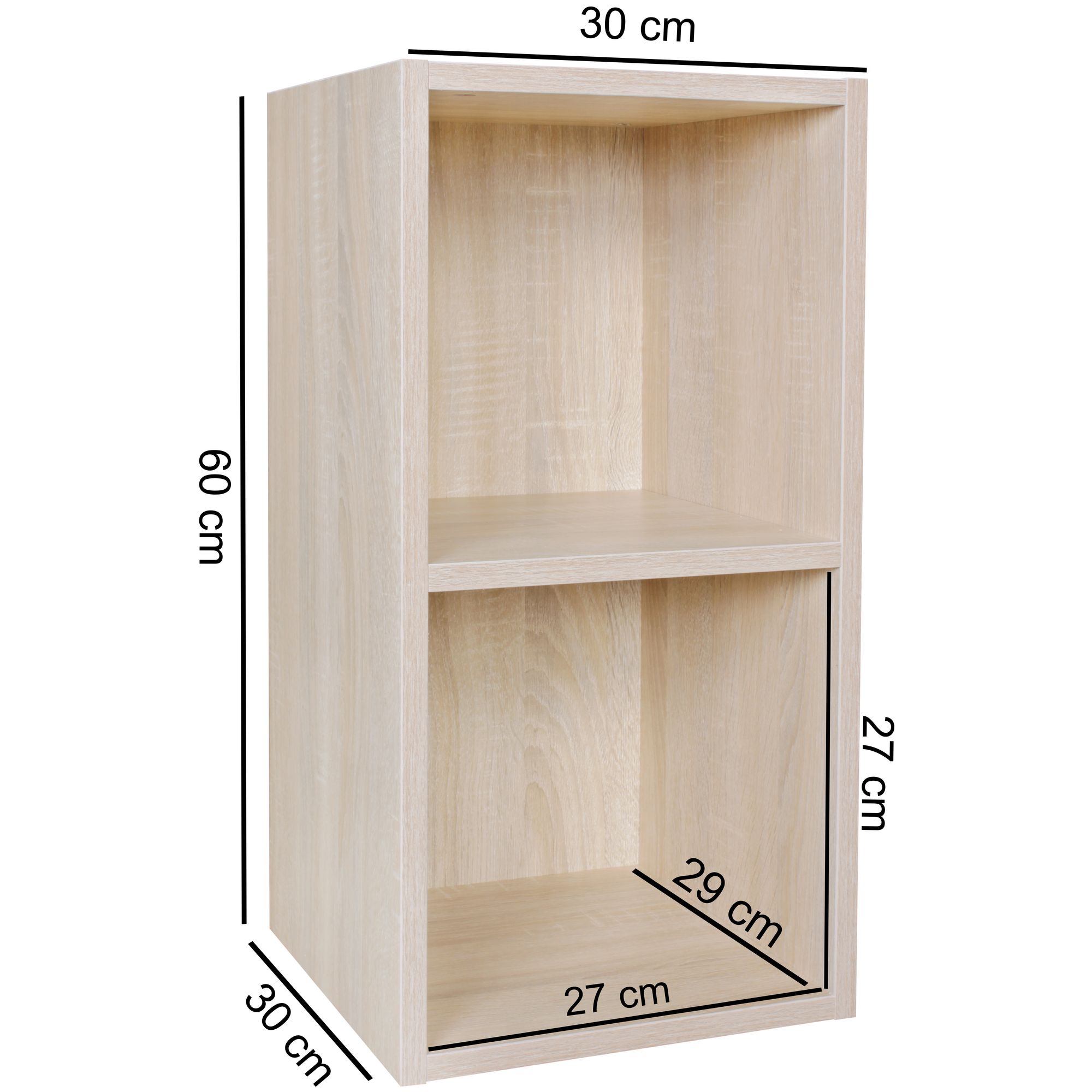 Standregal Endre Sonoma 30 × 30 × 60 cm
