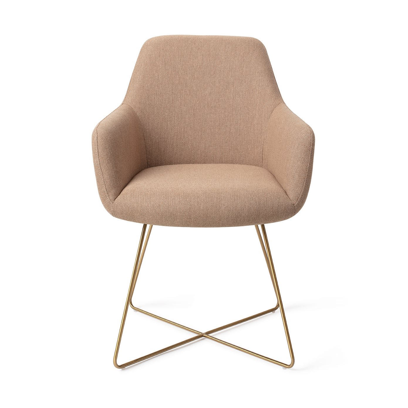Jesper Home Esszimmerstuhl Hiroo Whisper-Wheat Cross Gold moebelfaktor