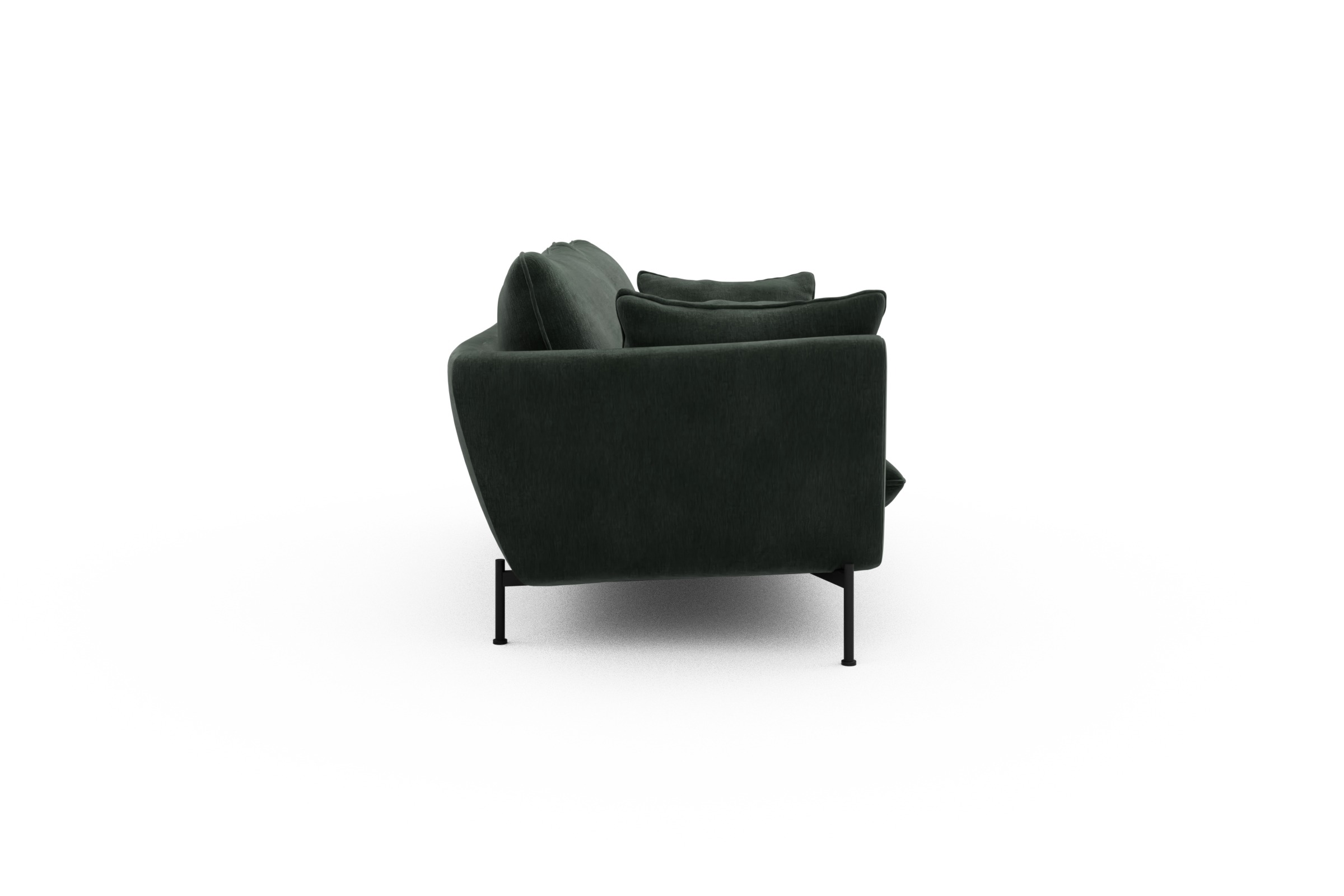 Sofa Anton 2-Sitzer Smooth-Laurel-Green