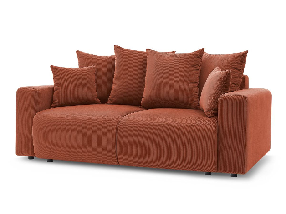 Bobochic Envy Sofa 2-Sitzer Cordsamt Orange