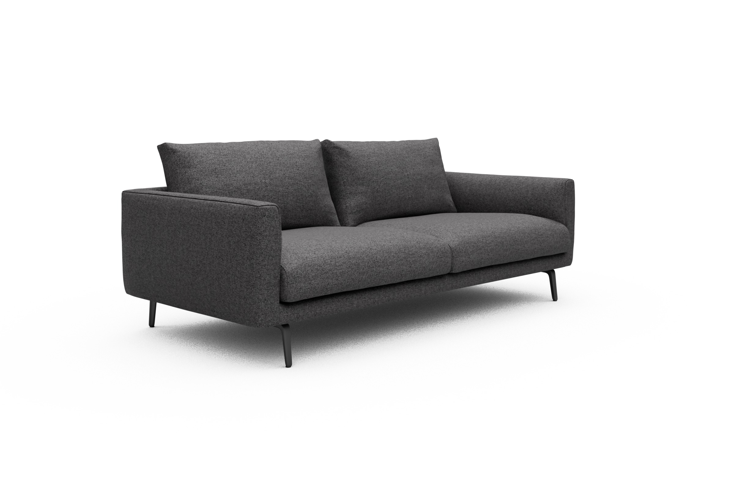 Sofa Karl 3-Sitzer Sama-Antracite