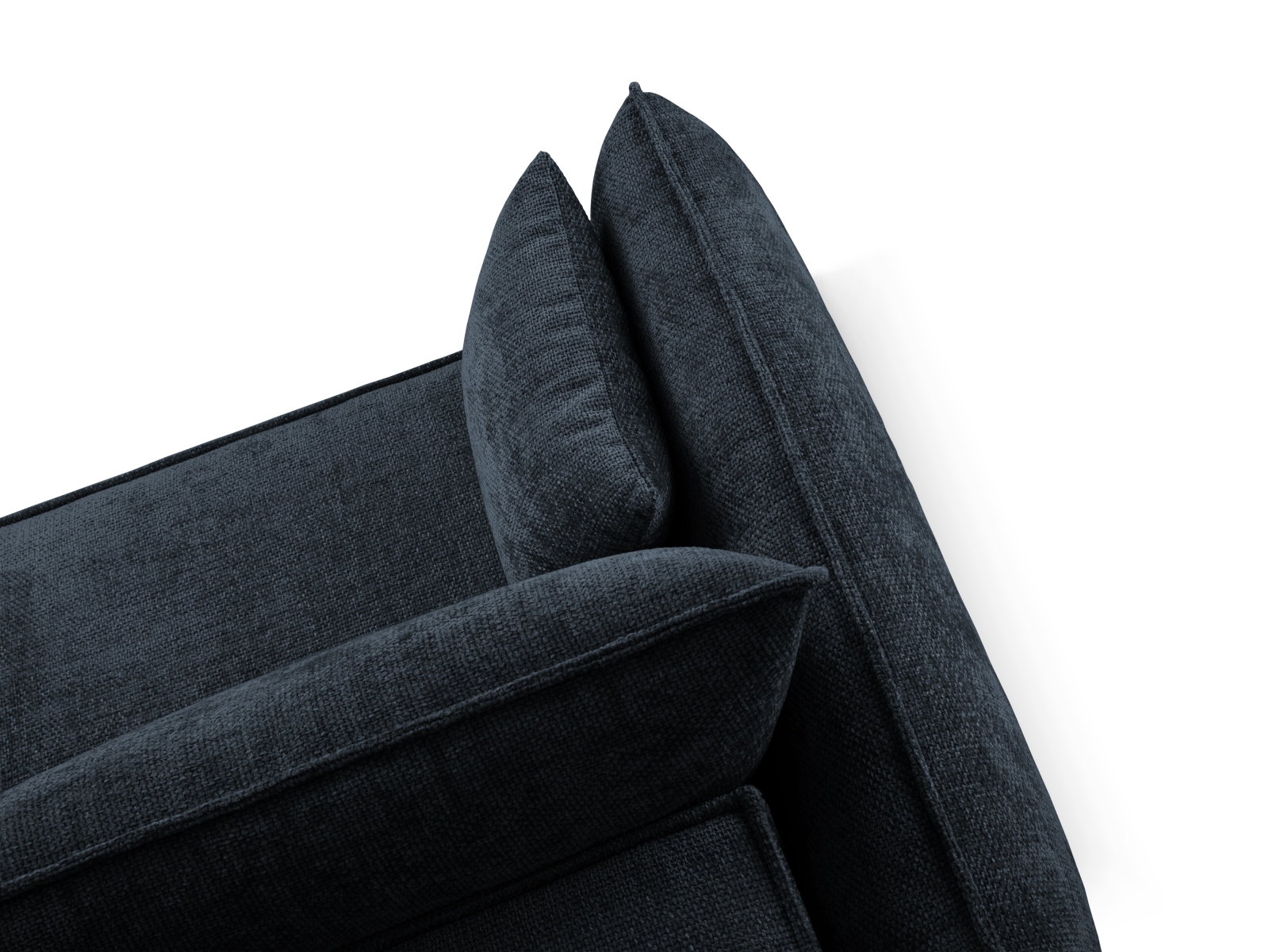 Micadoni Ecksofa Kaelle 4-Sitzer mit Schlaffunktion Rechts Chenille Königsblau