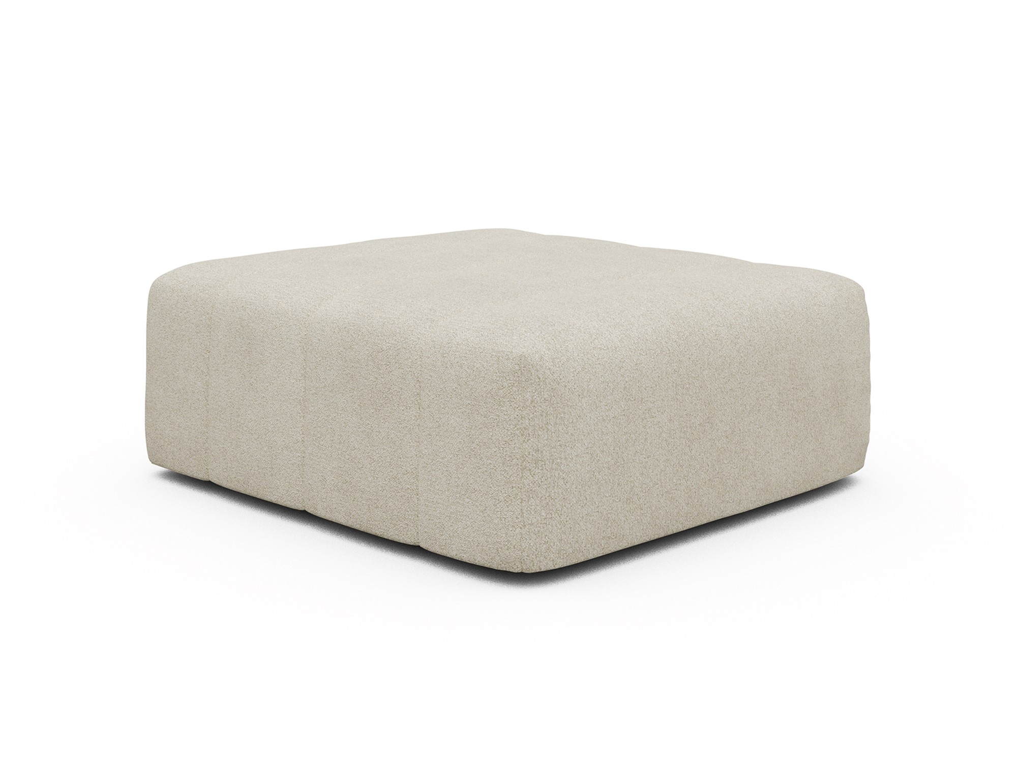 Ottomane Hugo Boucle Skandi 531-Off-White