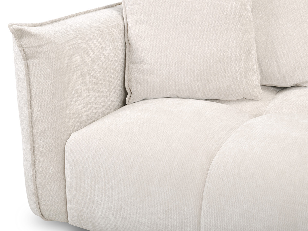 Bobochic Harlem Sofa 3-Sitzer Stoff Weiß
