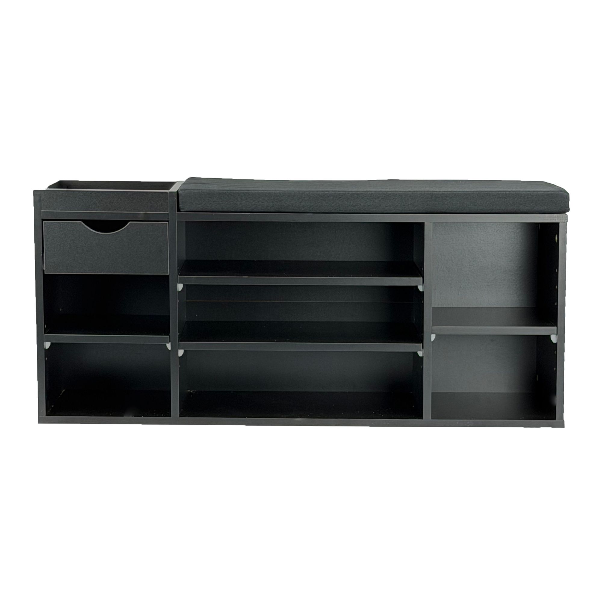 Schuhbank Naeroy Schwarz 100 × 30 × 45 cm