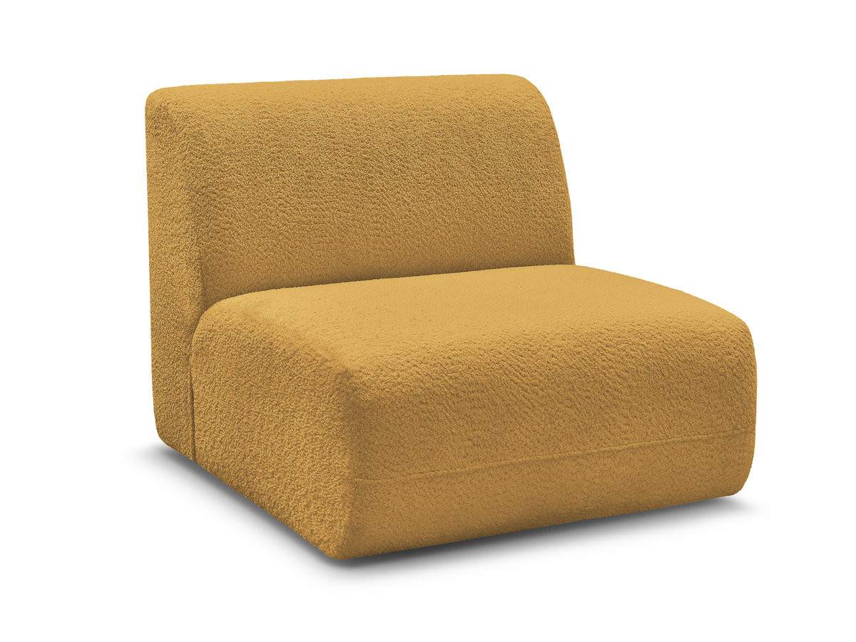 Bobochic Anda Sofamodul 1-Sitzer 84 × 103 cm Chenille Gelb