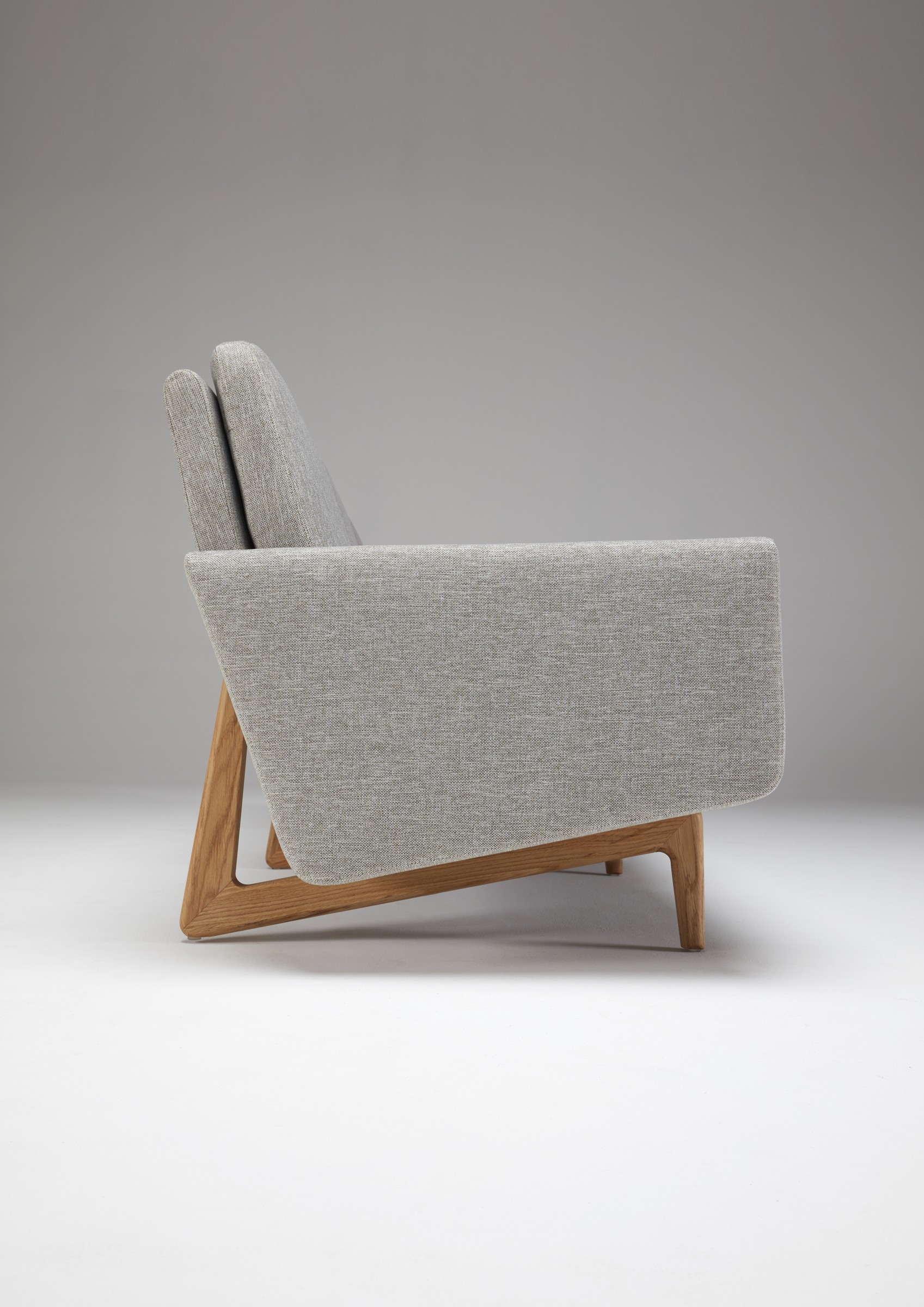 Sessel Arne Strukturierter Stoff Denari 487-Clean-Beige