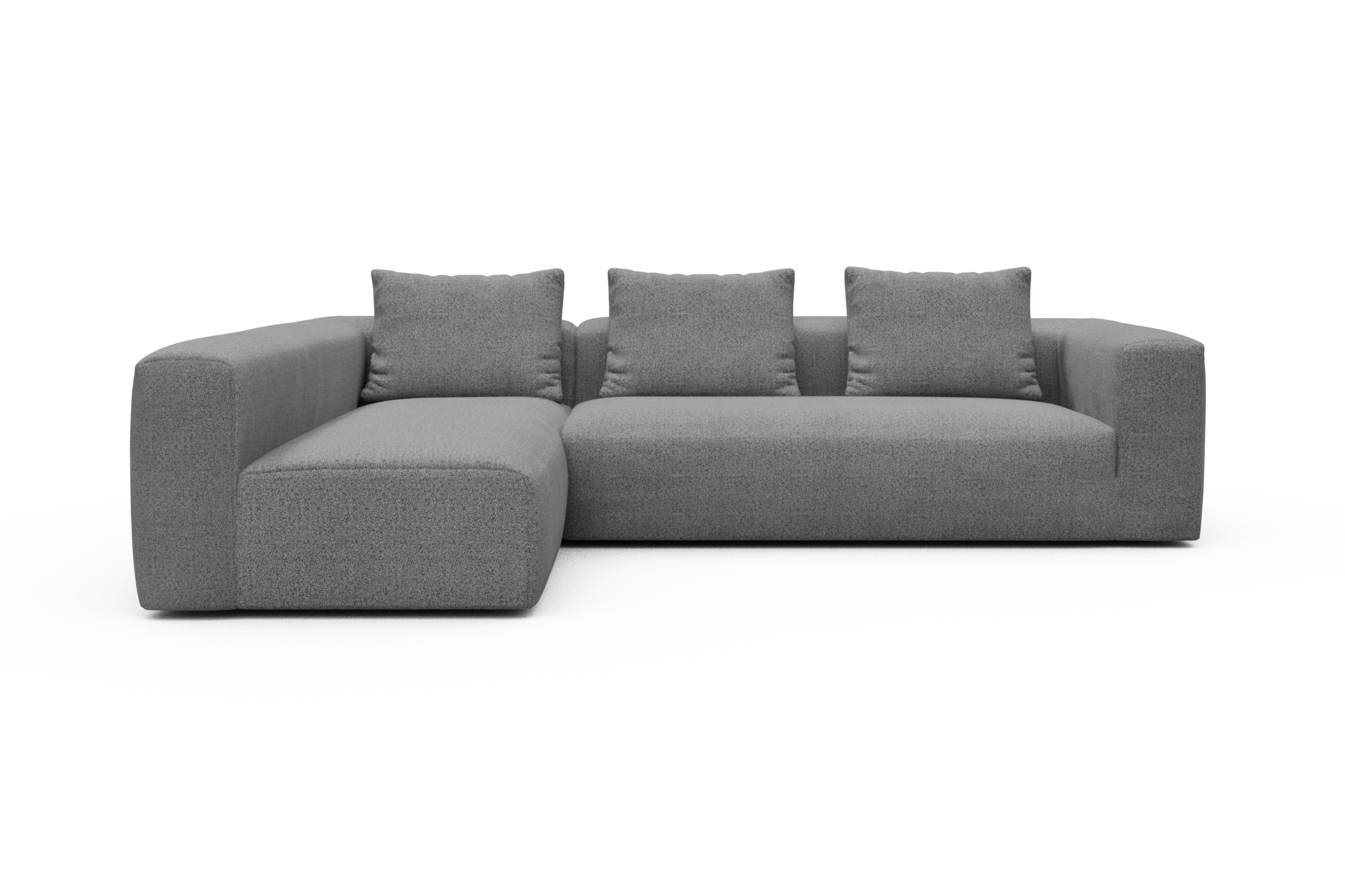 Skandi Home Ecksofa Fred 2x 2,5-Sitzer links offen Aivi-Gravet-Grey moebelfaktor
