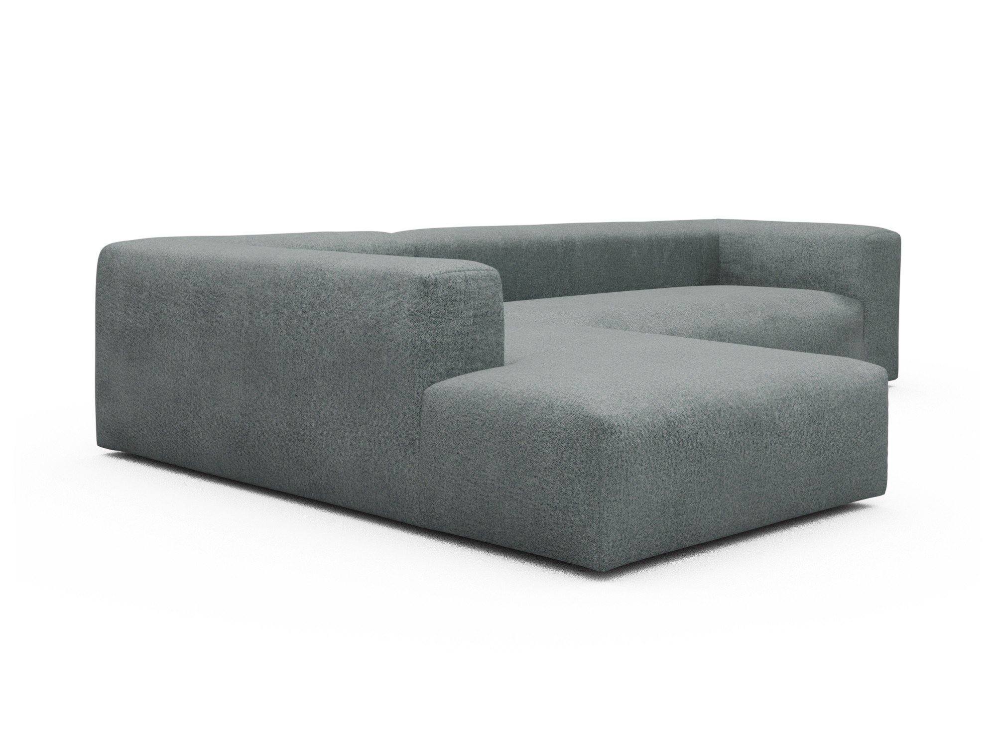 Skandi Home Ecksofa Fred Relax-Ecke links mit 2,5-Sitzer Casone-Light-Mixed-Green moebelfaktor
