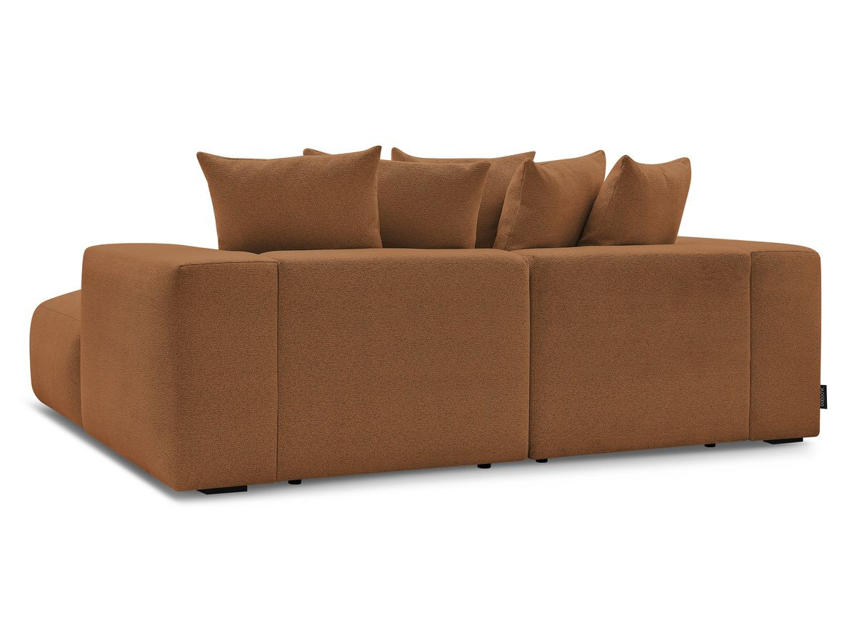 Bobochic Voltaire Sofa 4-Sitzer 248 × 170 cm Melange-Stoff Orange