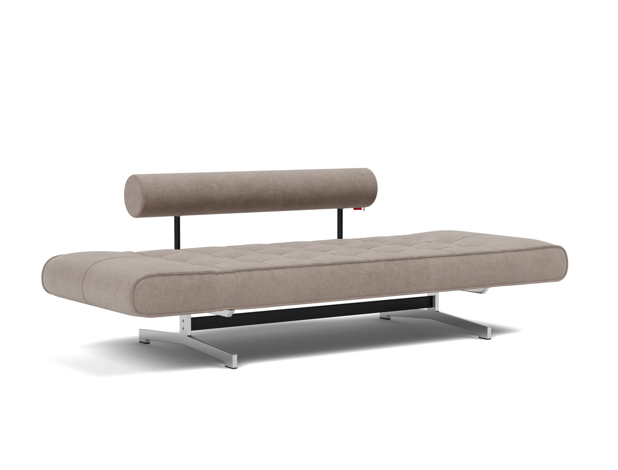 Tagesbett Ghia Kord Cordufine 318-Beige Beine Chrom
