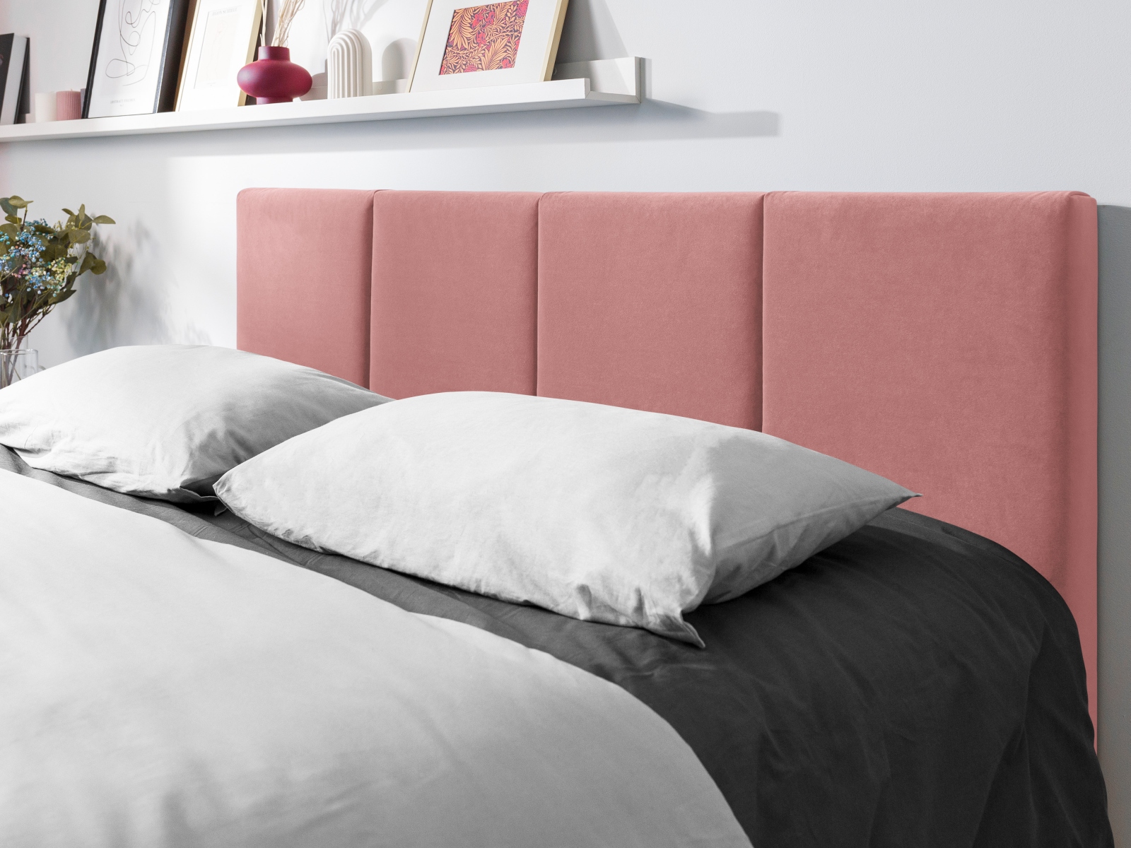 Micadoni Bett Pyla Samt Rosa 140x200