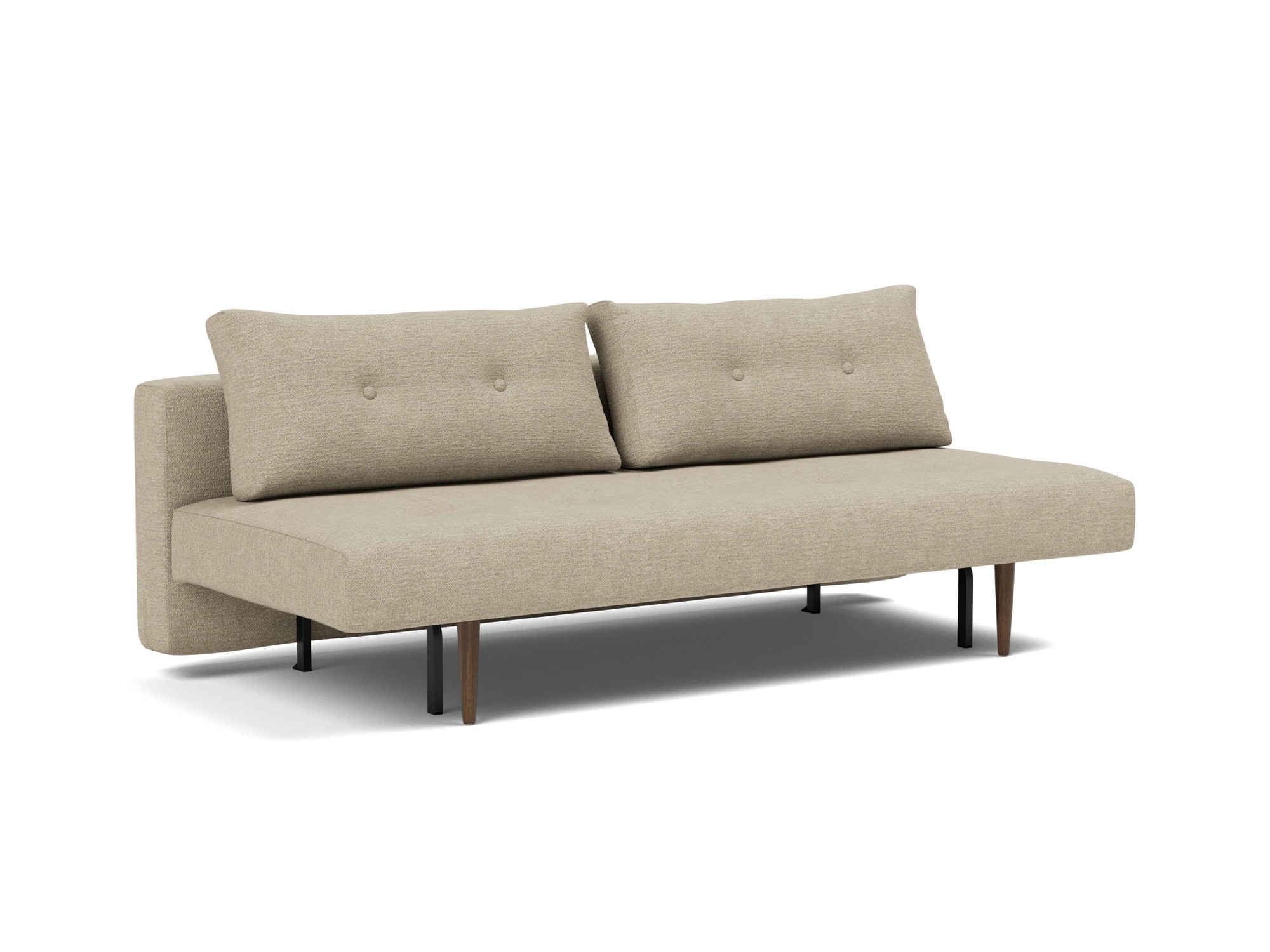 Schlafsofa Recast Strukturierter Stoff Taura 356-Sand