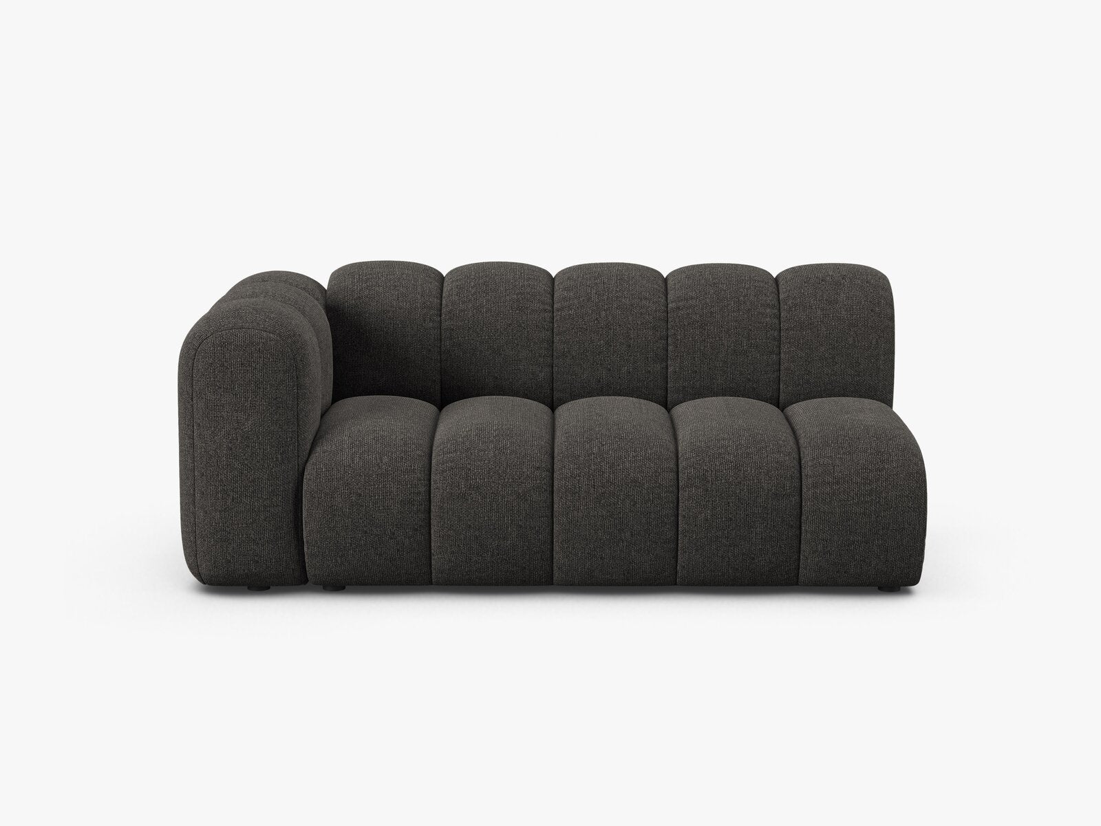 Micadoni Modul Lupine 3-Sitzer Chenille Eden Dunkelgrau Links