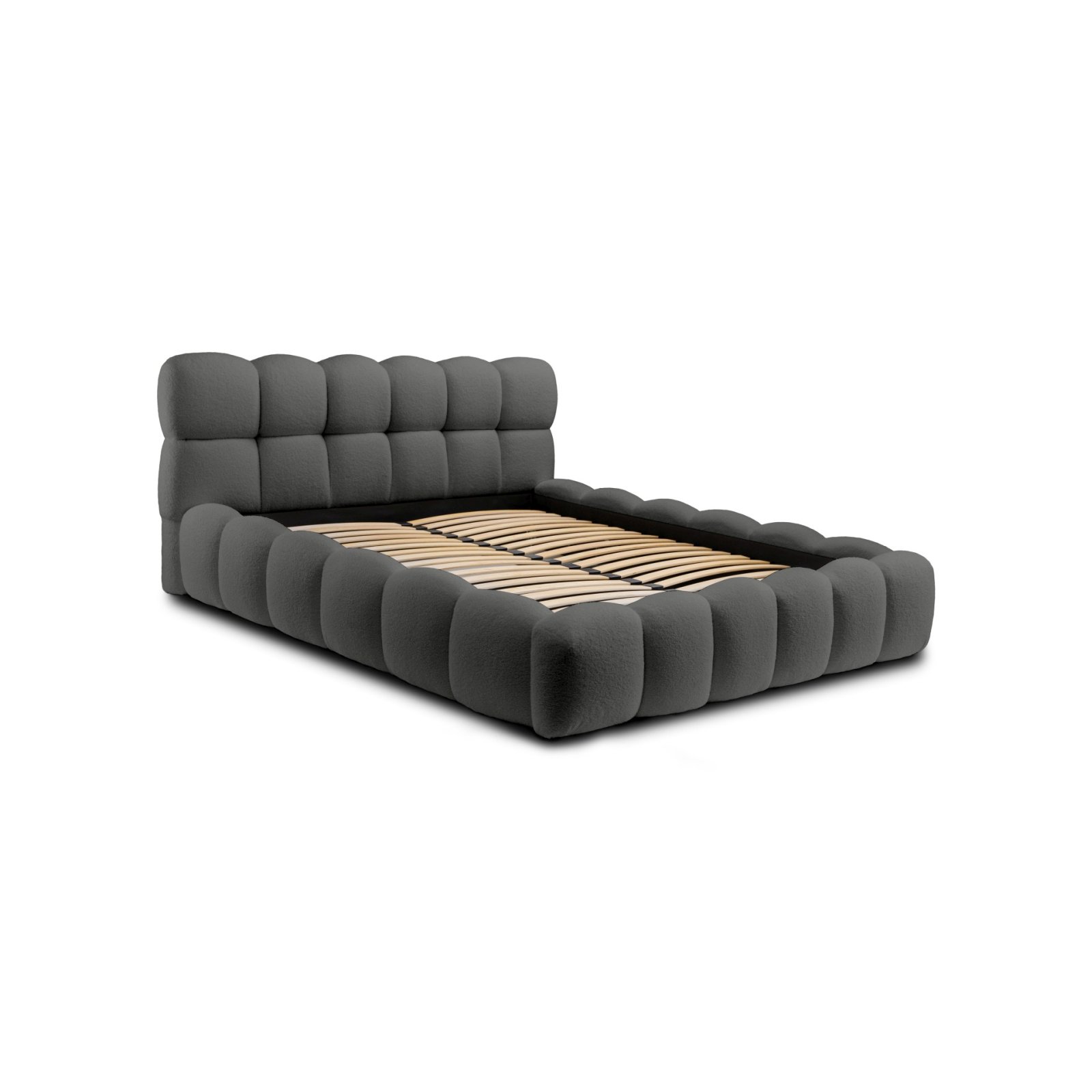 Polsterbett Vento-Slim Boucle 180x200 mit Holzrahmen Quelle 92