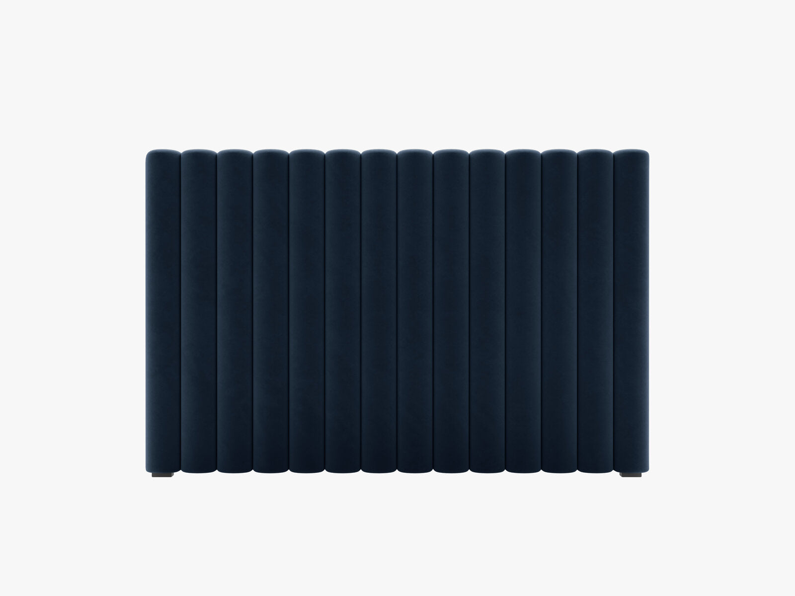 Micadoni Mistero Samtiger Kopfteil 80 cm Samt Paris Dunkelblau 140x95