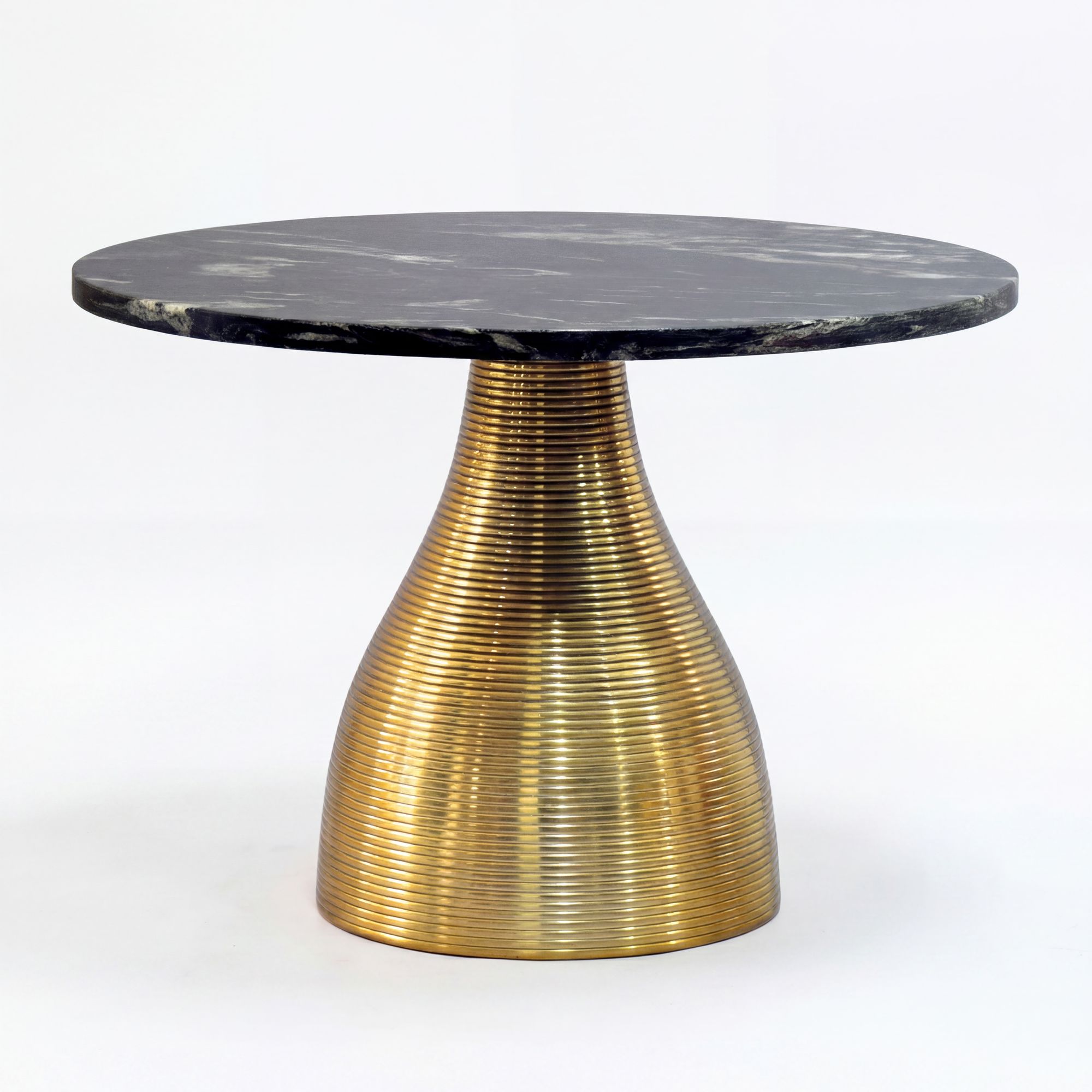 Couchtisch Saltdal Marmor Schwarz Ø 60 cm
