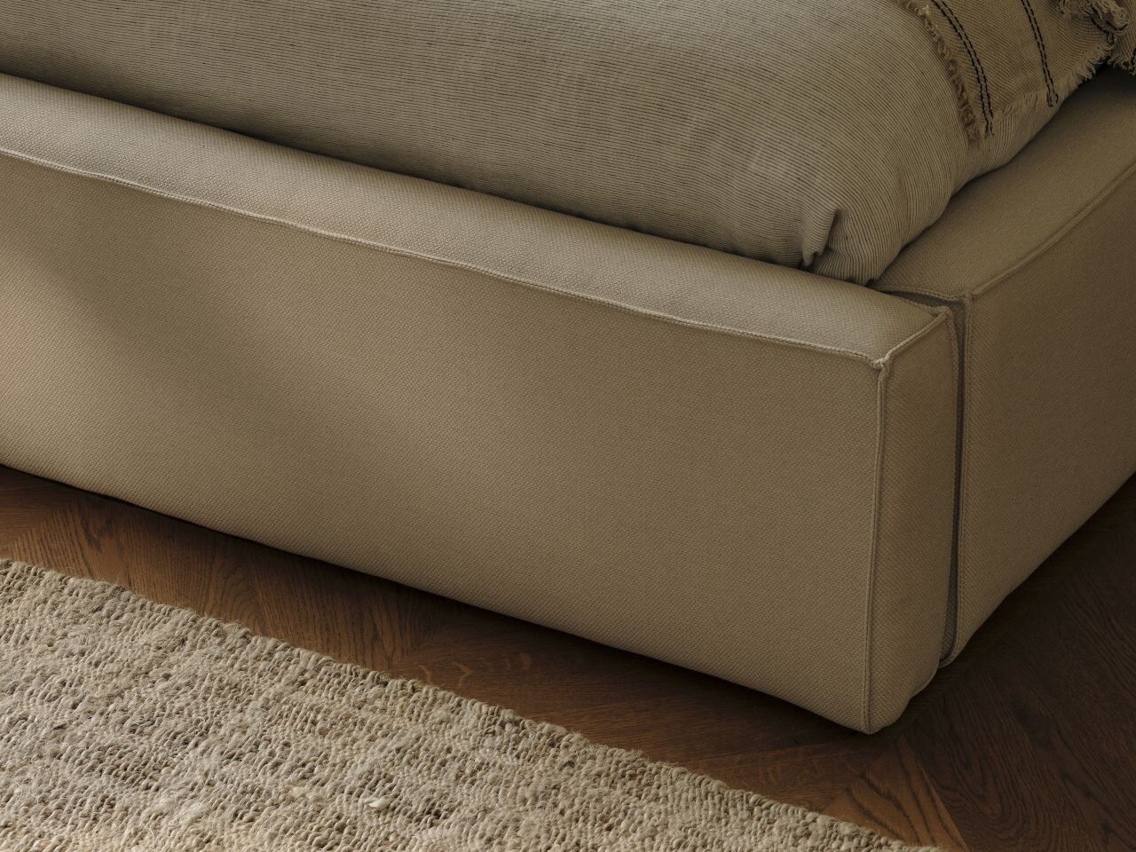 Micadoni Bett Jodie Boucle Baloo Beige 140x200
