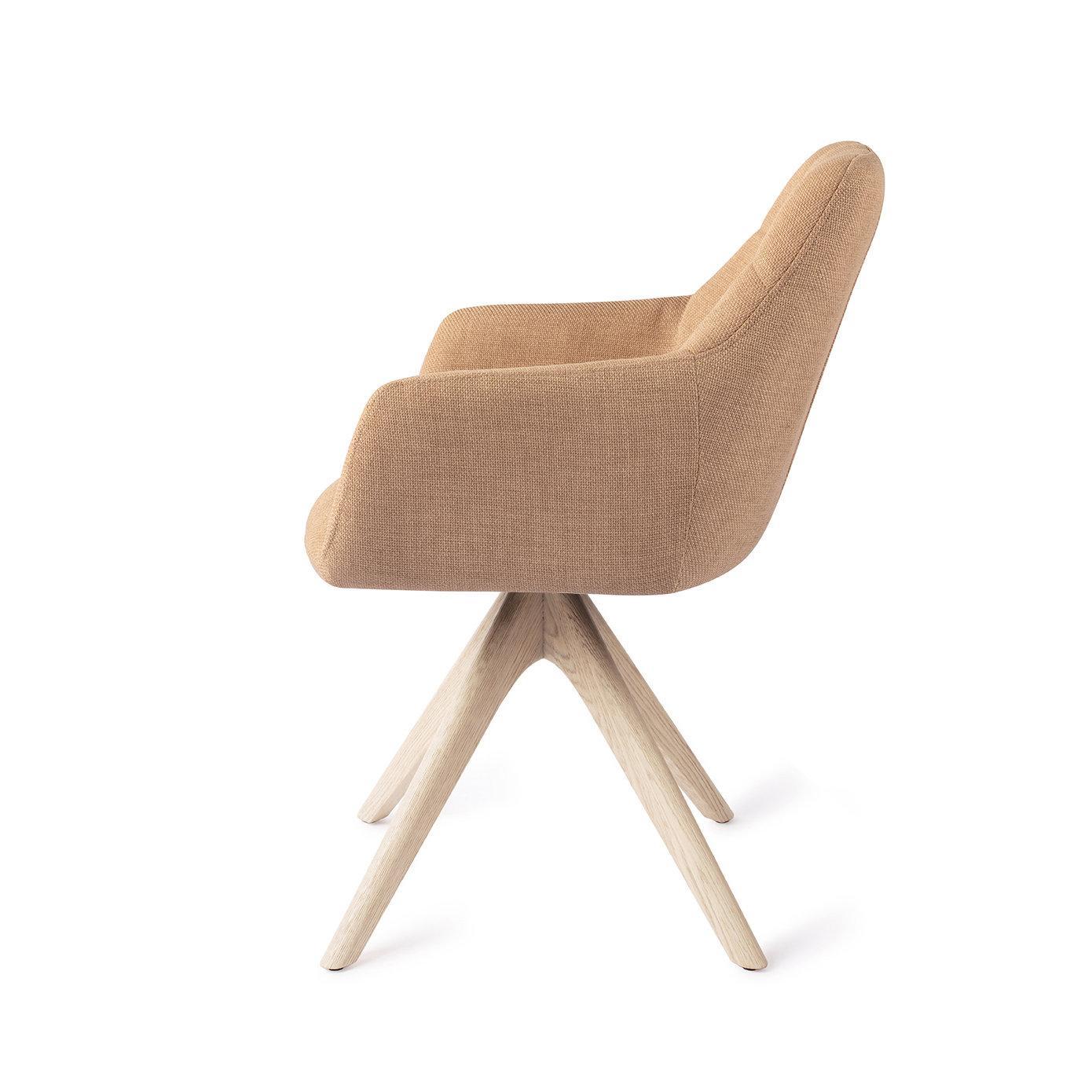 Jesper Home Esszimmerstuhl Noto Toasted Toffee Revolve Eiche gebleicht