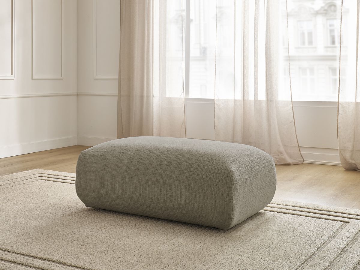 Bobochic Sirius Sofa 1-Sitzer Strukturstoff Taupe