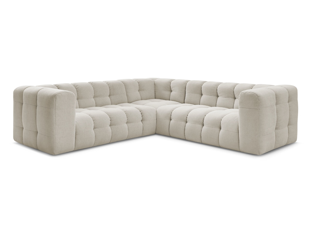 Bobochic Cloud Ecksofa 268 × 184 cm Stoff Beige