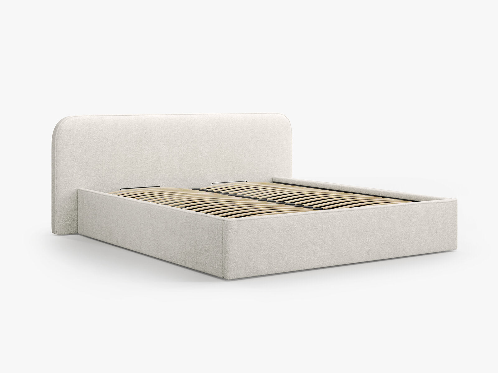 Micadoni Bett Elizabeth Boucle Monet Grau Beige Melange