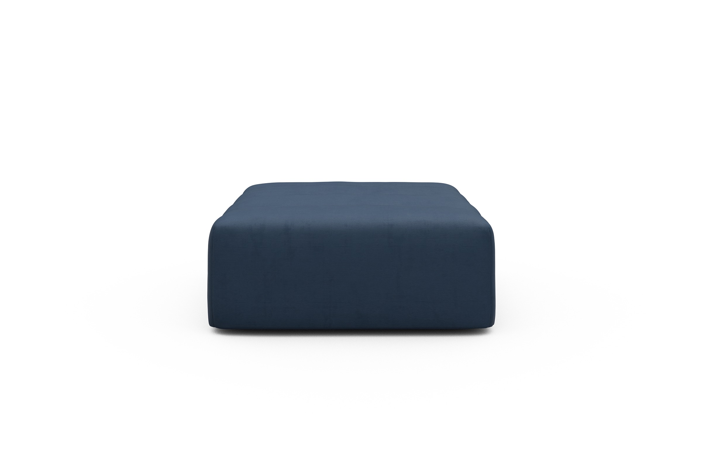Sitzhocker Hugo Ottomane Cordufine-Royal-Blue