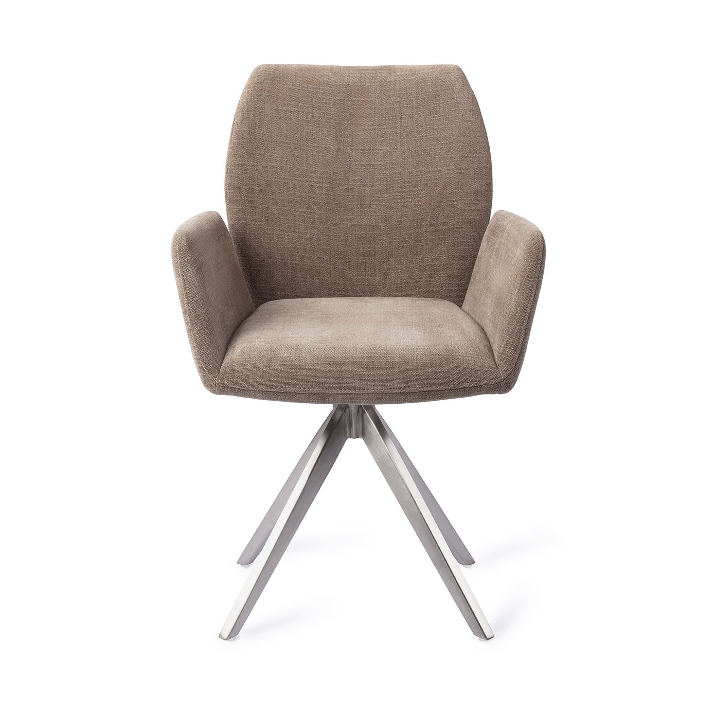 Jesper Home Esszimmerstuhl Misaki Mocha Mist Turn Stahl