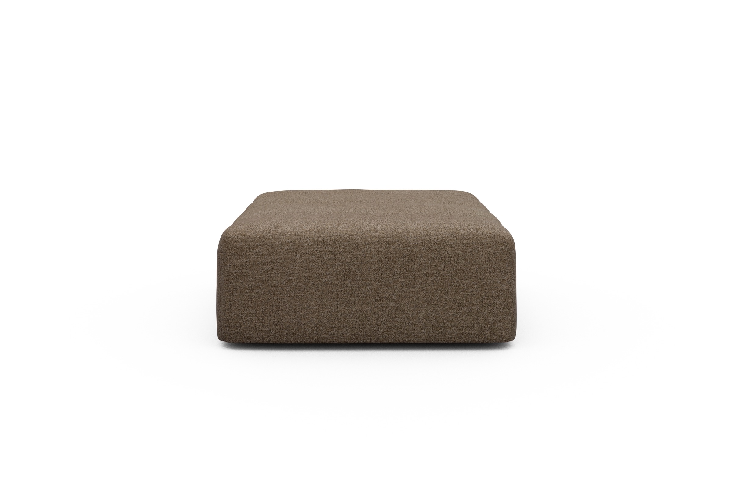 Sitzhocker Hugo Ottomane Aivi-Khaki-Brown