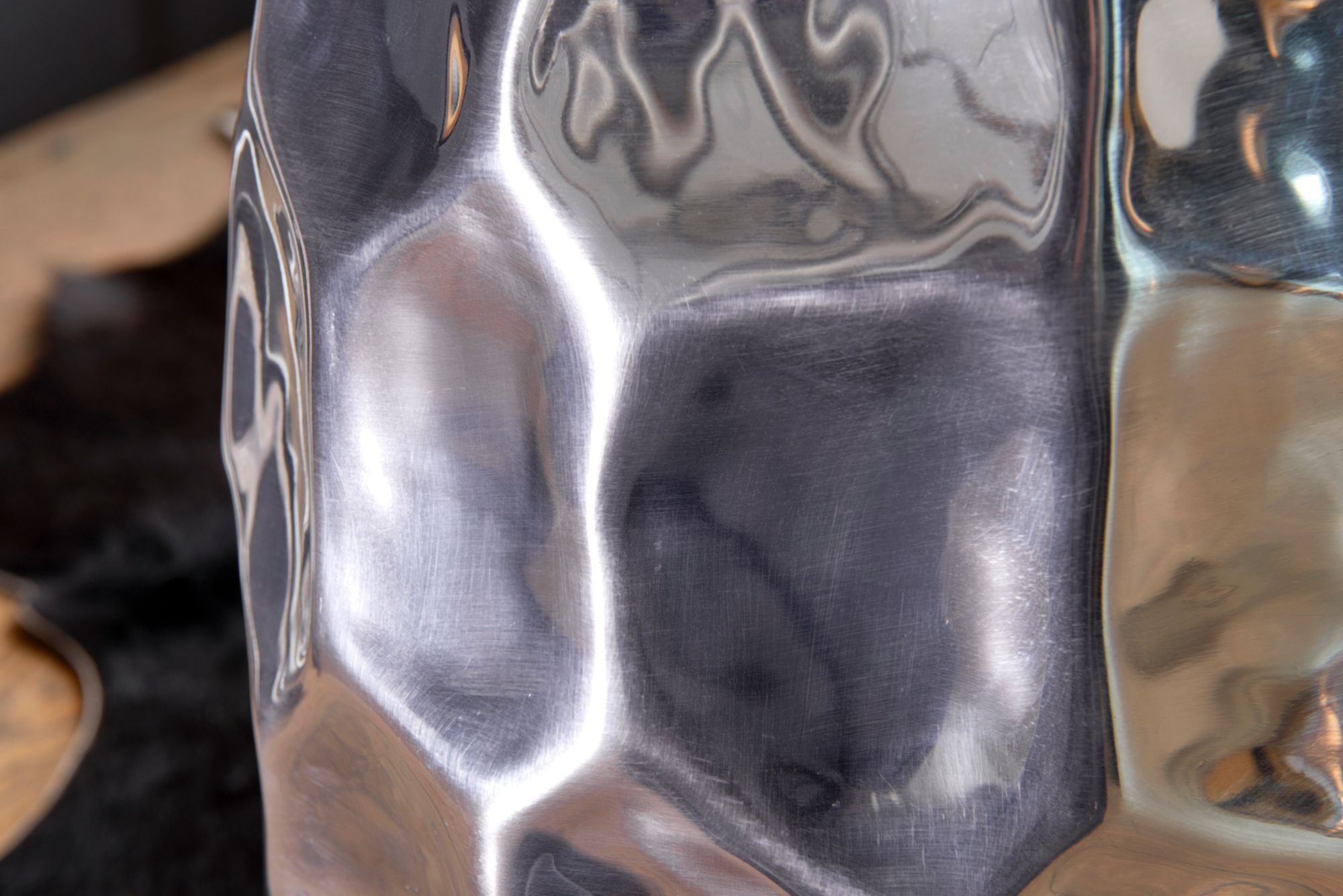 Beistelltisch Vega Aluminium Silber Ø 30 × H 47 cm