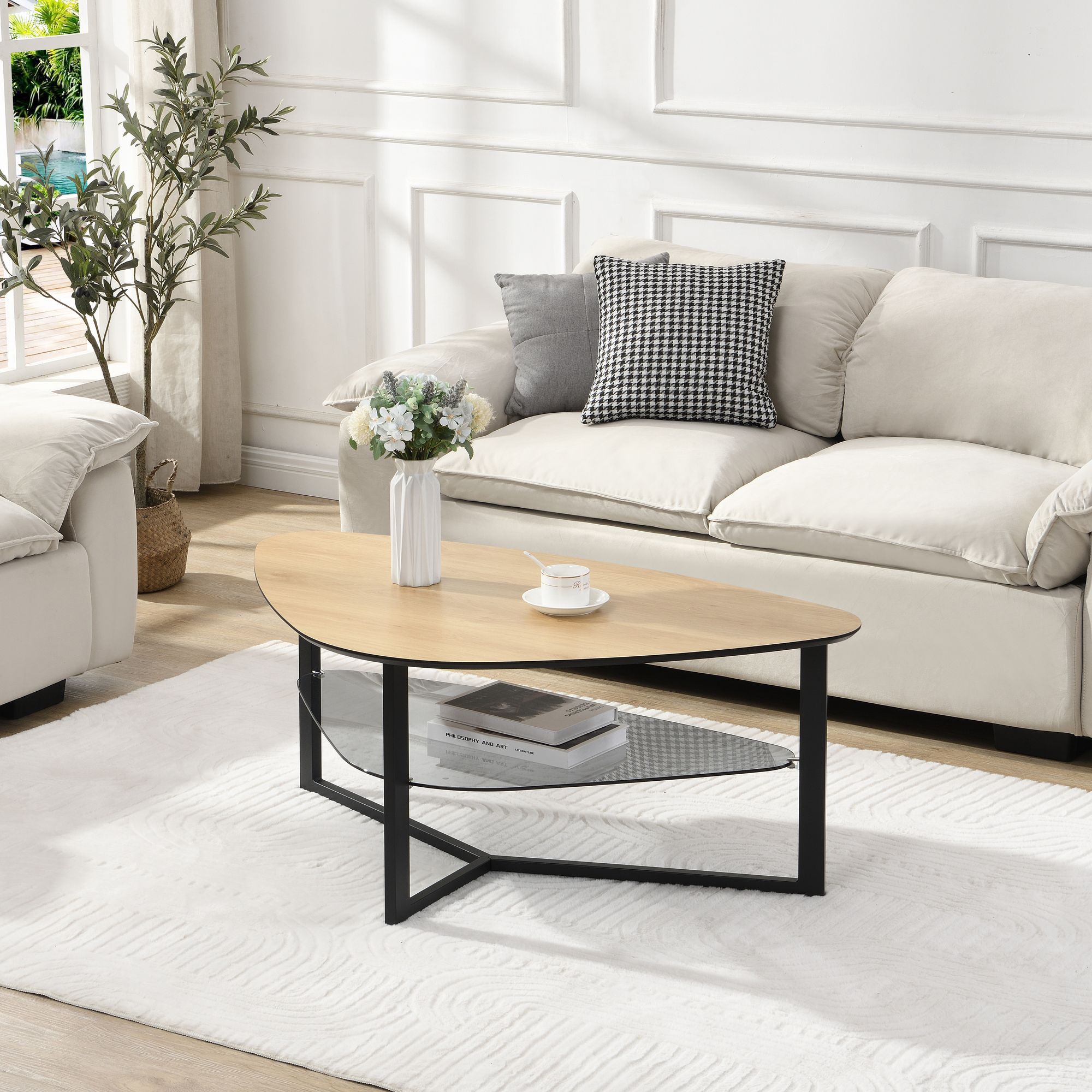 Couchtisch Mosvik Braun 110 × 65 × 45 cm