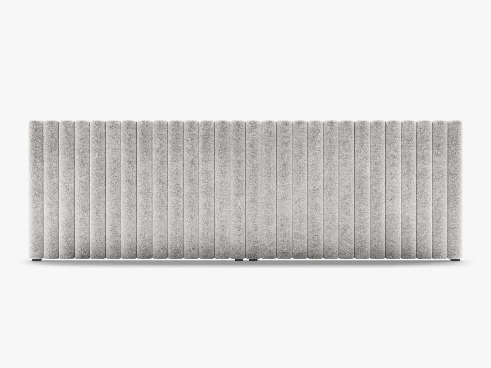 Micadoni Mistero Polster-Kopfteil Chenille Perfect Harmony Hellgrau 280x95
